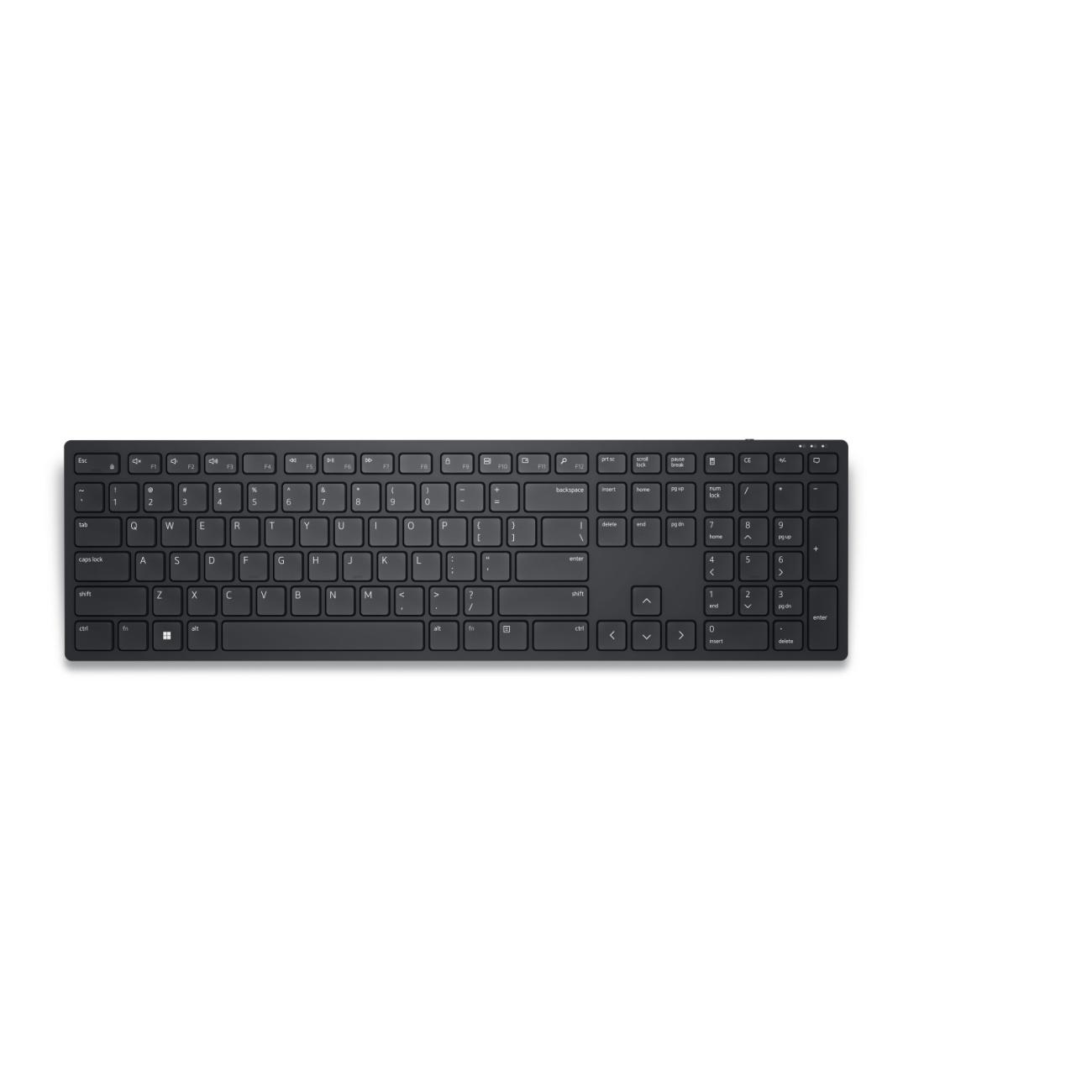 DELL KB500 Tastiera Wireless QWERTY Italiano Full-size con Tastierino Numerico Nero