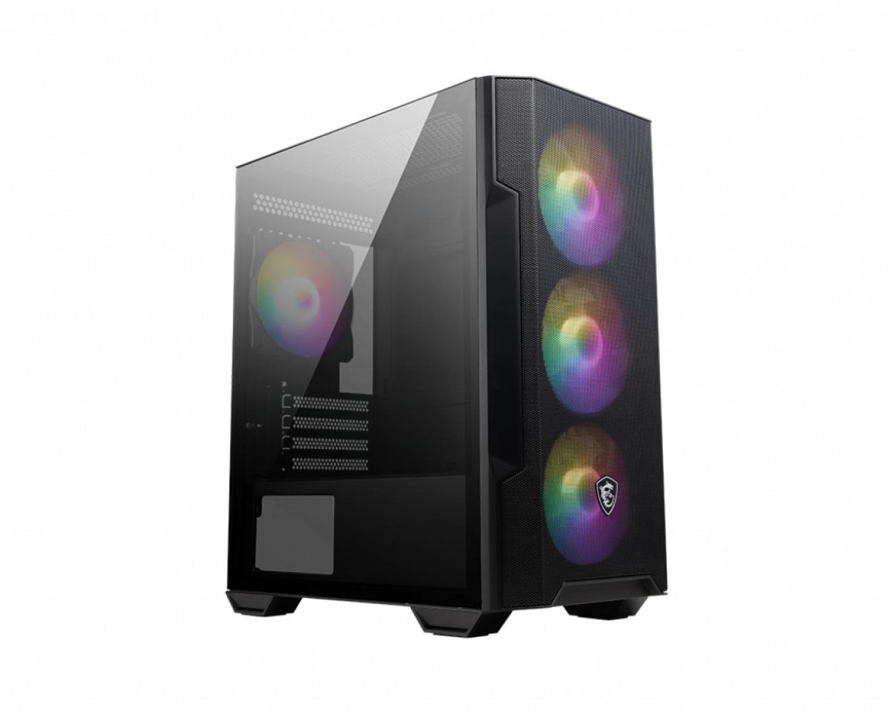 MSI MAG FORGE M100R Case PC Gaming Midi Tower Vetro Temperato Nero
