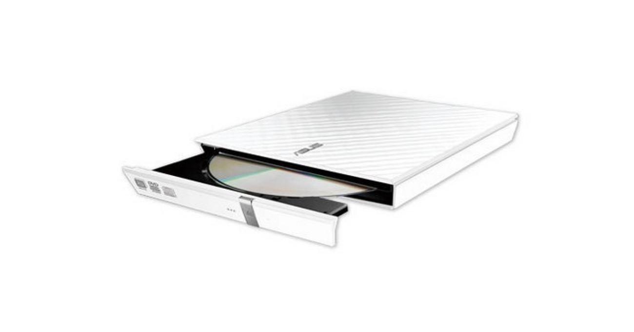 ASUS SDRW-08D2S-U Lite Masterizzatore DVD Esterno USB 2.0 Bianco 8x DVDÂ±R/RW