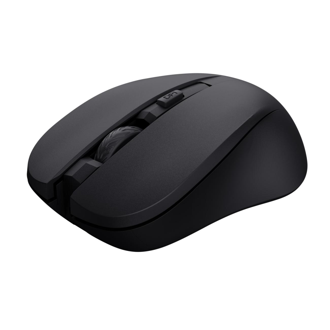 Trust Mouse Wireless Ottico Ambidestro 1800 DPI Nero per PC e Laptop