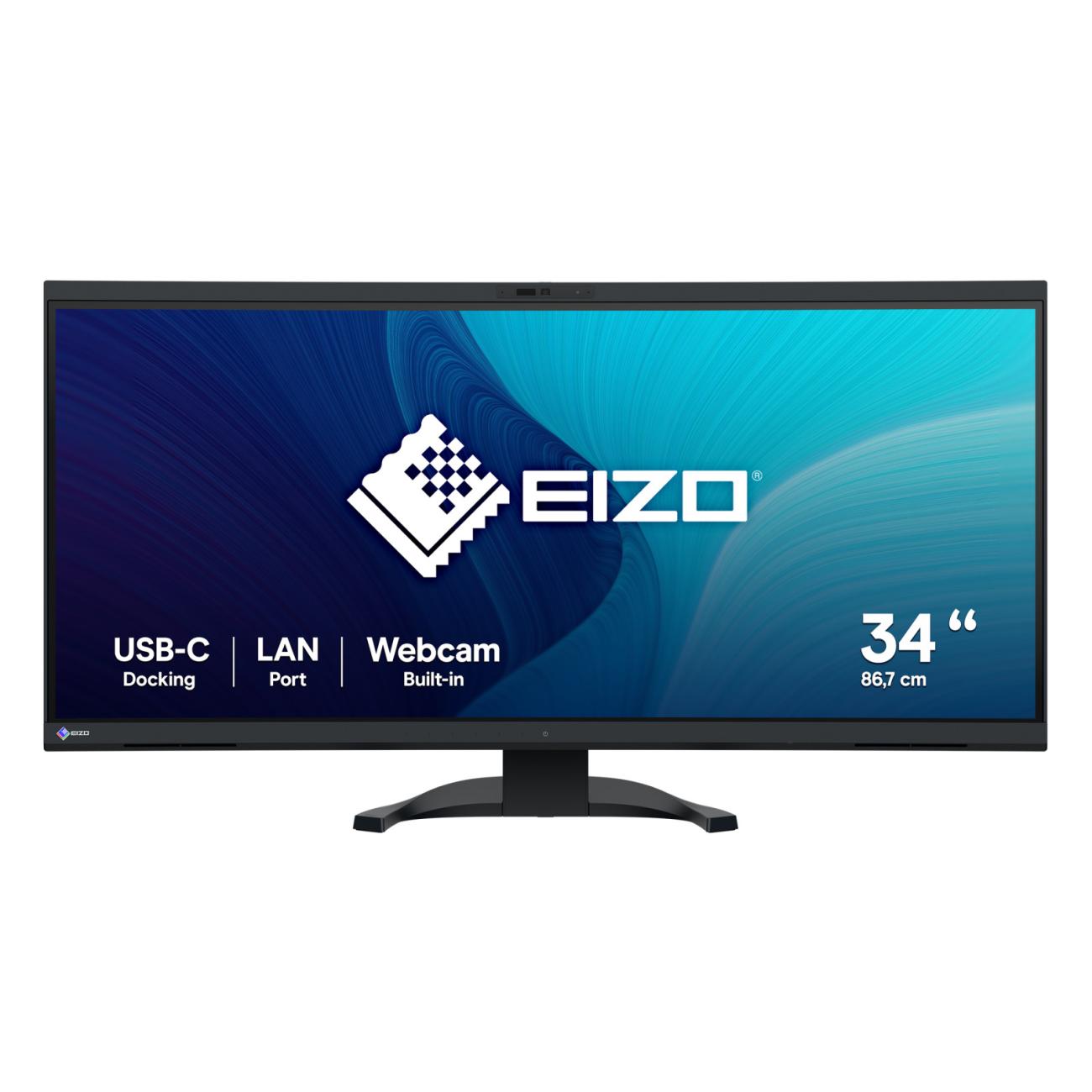 EIZO FlexScan EV3450XC-BK Monitor Curvo 34.1" UltraWide Quad HD IPS LED Nero