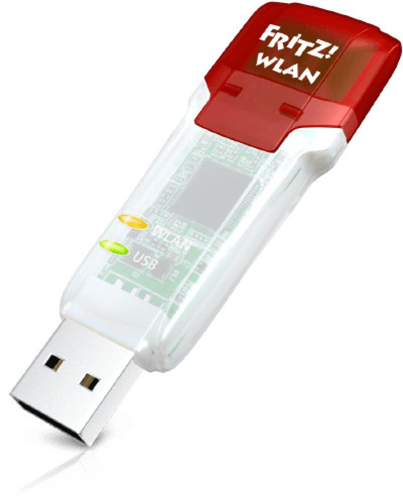 AVM FRITZ!WLAN Chiavetta USB AC 860 Wi-Fi 5 866 Mbit/s Rosso Adattatore Wireless