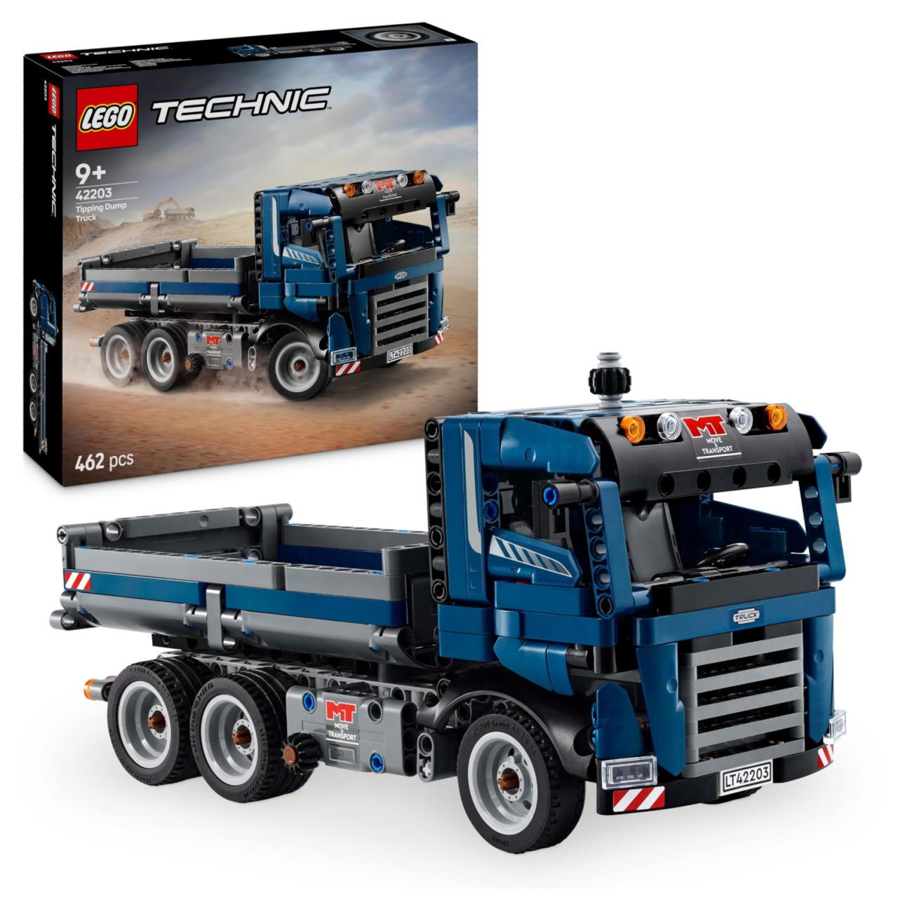 LEGO Technic 42203 Autocarro con Cassone Ribaltabile, Modellino da Costruire 9+