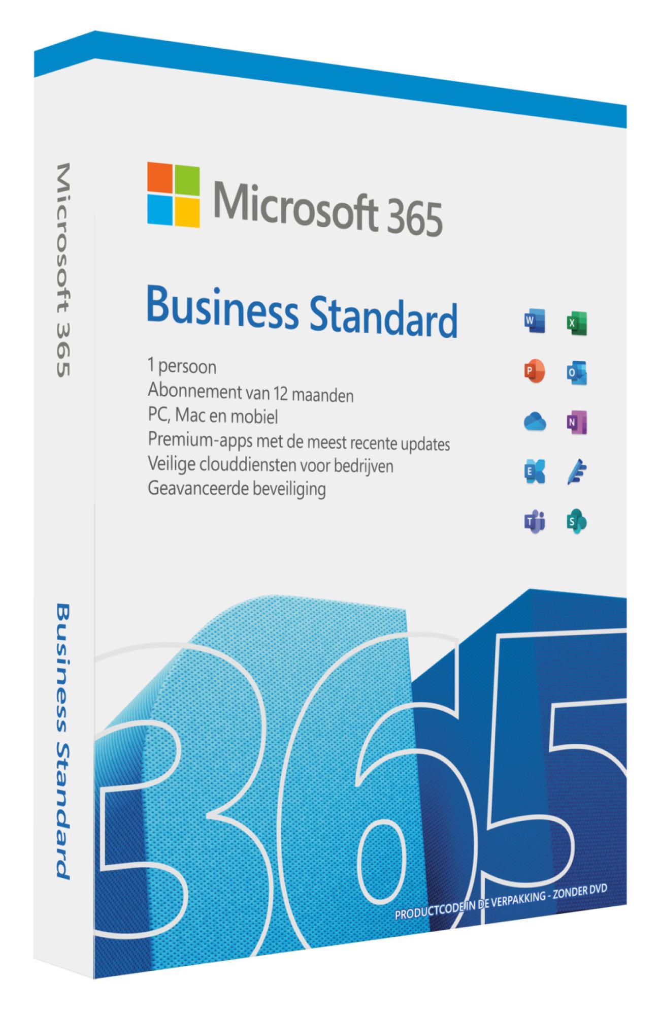 Microsoft 365 Business Standard - Suite Office - Licenza annuale multilingua ITA/ENG