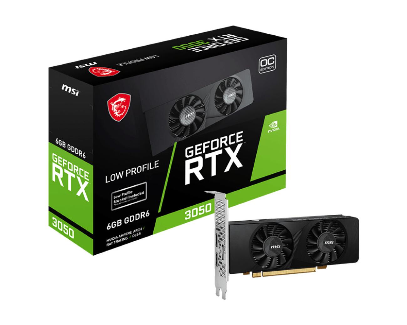 MSI GeForce RTX 3050 6GB GDDR6 Scheda grafica PCI Express 4.0 1492 MHz