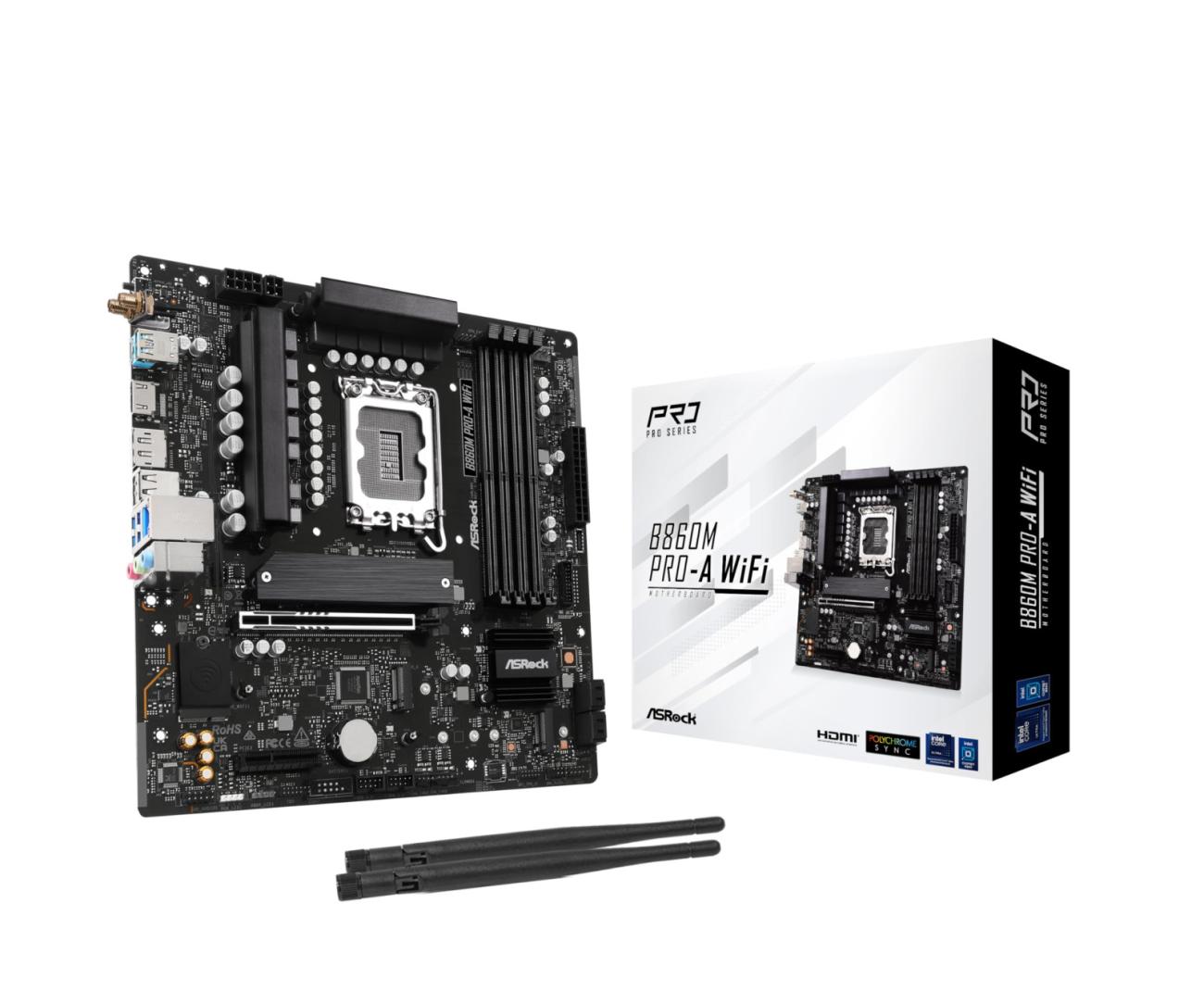 ASRock B860M Pro-A Scheda Madre Micro ATX LGA1851 DDR5 con WiFi Integrato