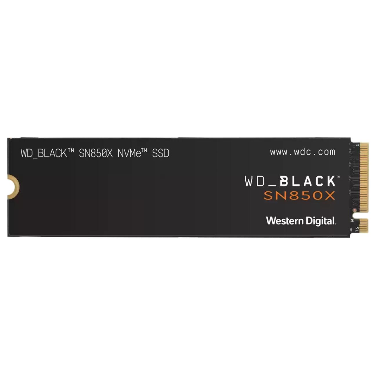 Western Digital Black SN850X SSD NVMe M.2 PCIe 4.0 4TB per PC - VelocitÃ  7300 MB/s