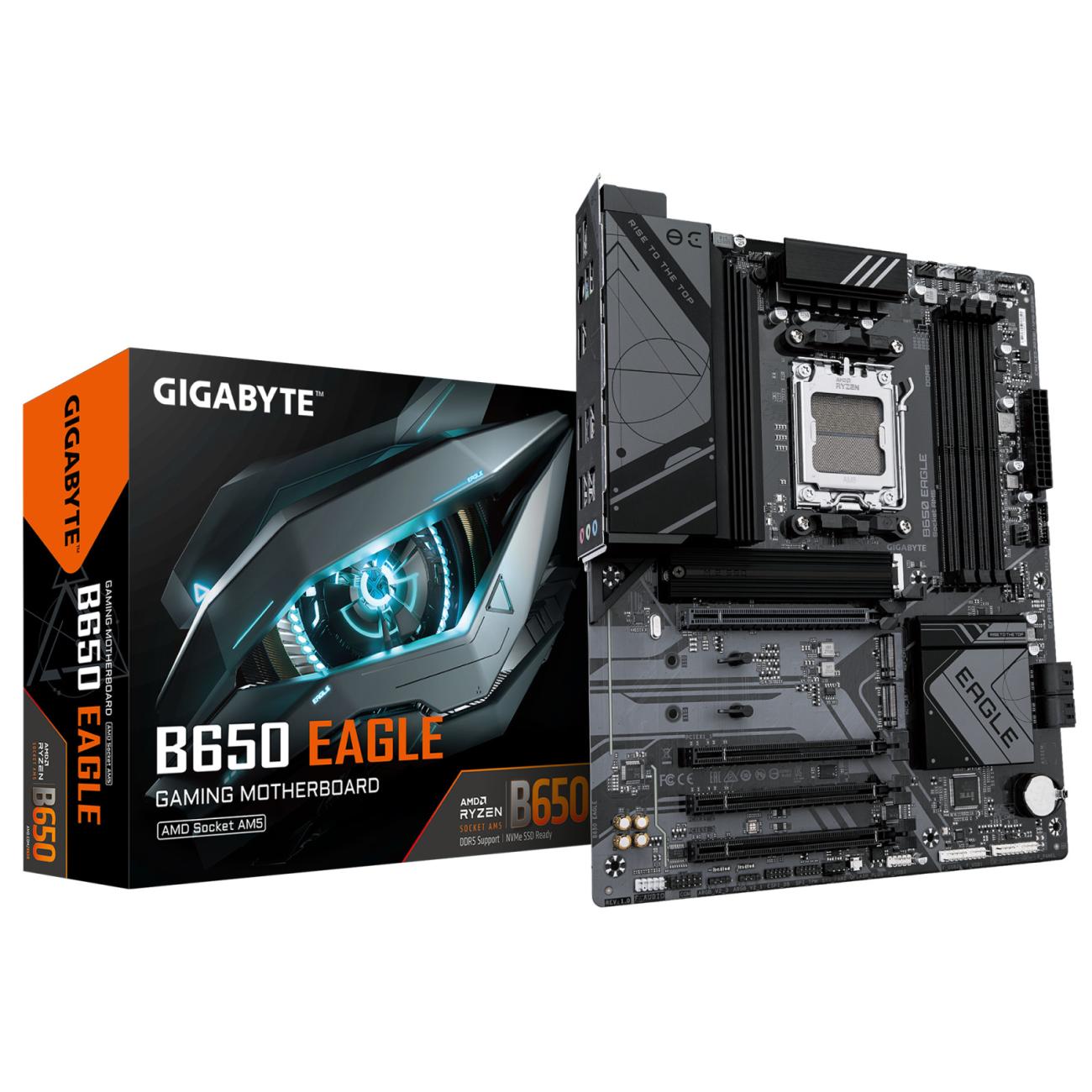 GIGABYTE B650 EAGLE Scheda Madre AMD Ryzen Socket AM5 DDR5 ATX per PC