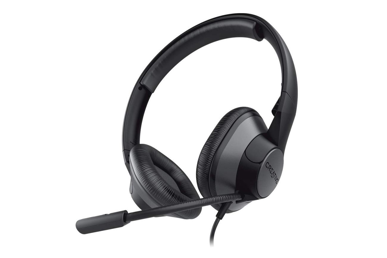CREATIVE HS-720 V2 Cuffie USB Audio Digitale con Microfono a Condensatore e Cancellazione Rumore