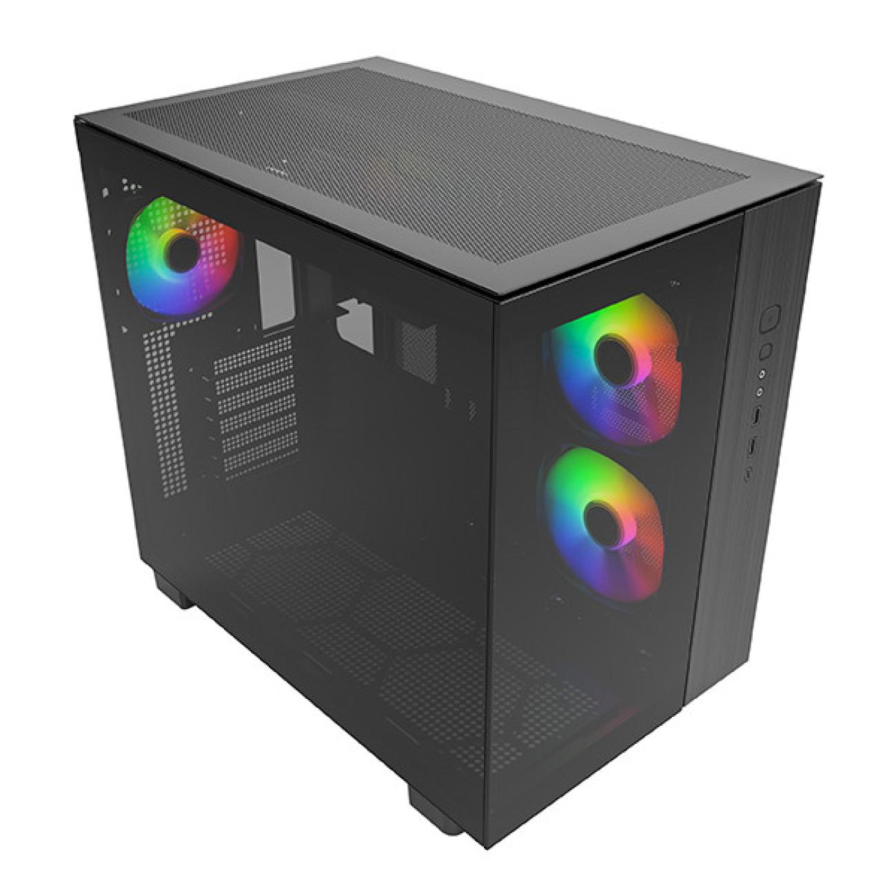 Montech KING 65 PRO Case PC Midi Tower Vetro Temperato ATX/MicroATX/MiniITX Nero