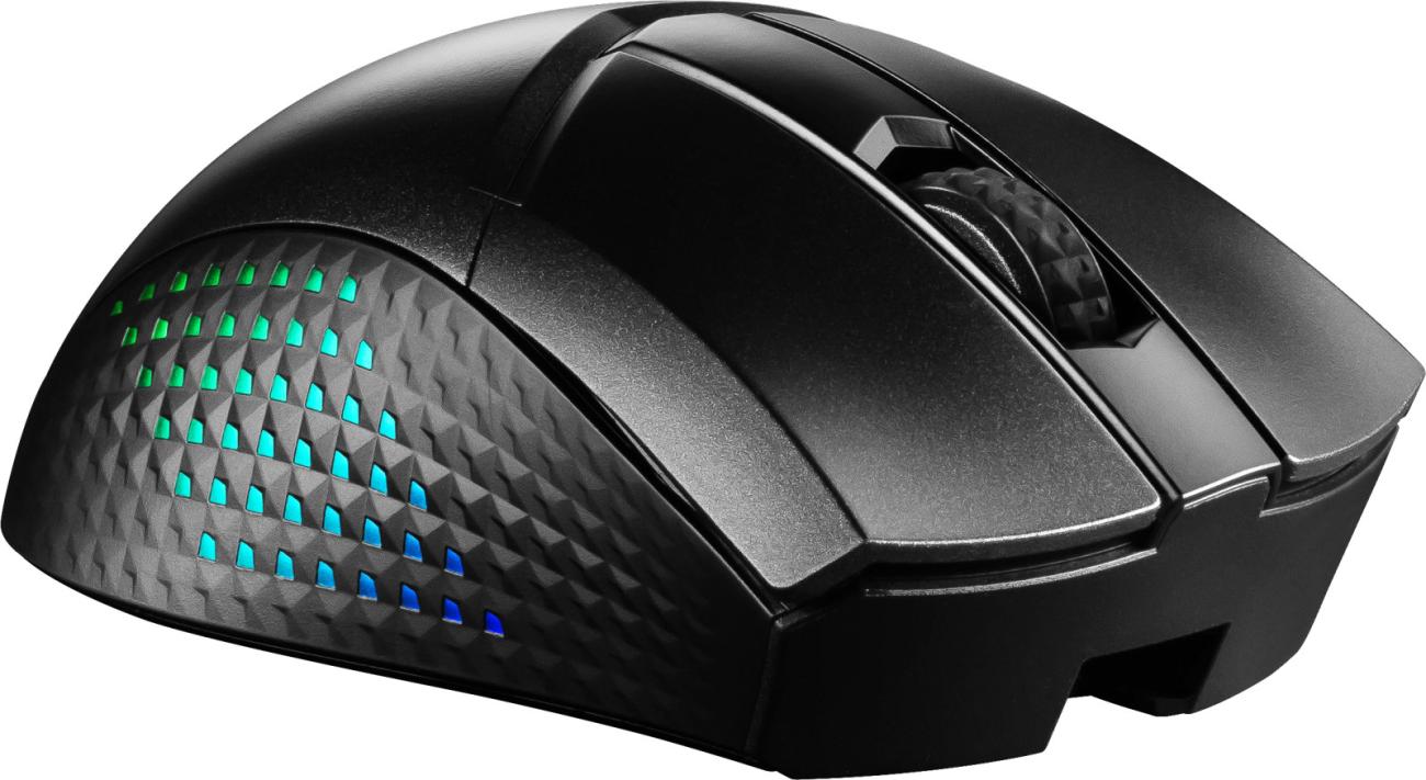 MSI CLUTCH GM51 Mouse da Gaming Wireless Leggero 26000 DPI Nero 6 Tasti Ottico