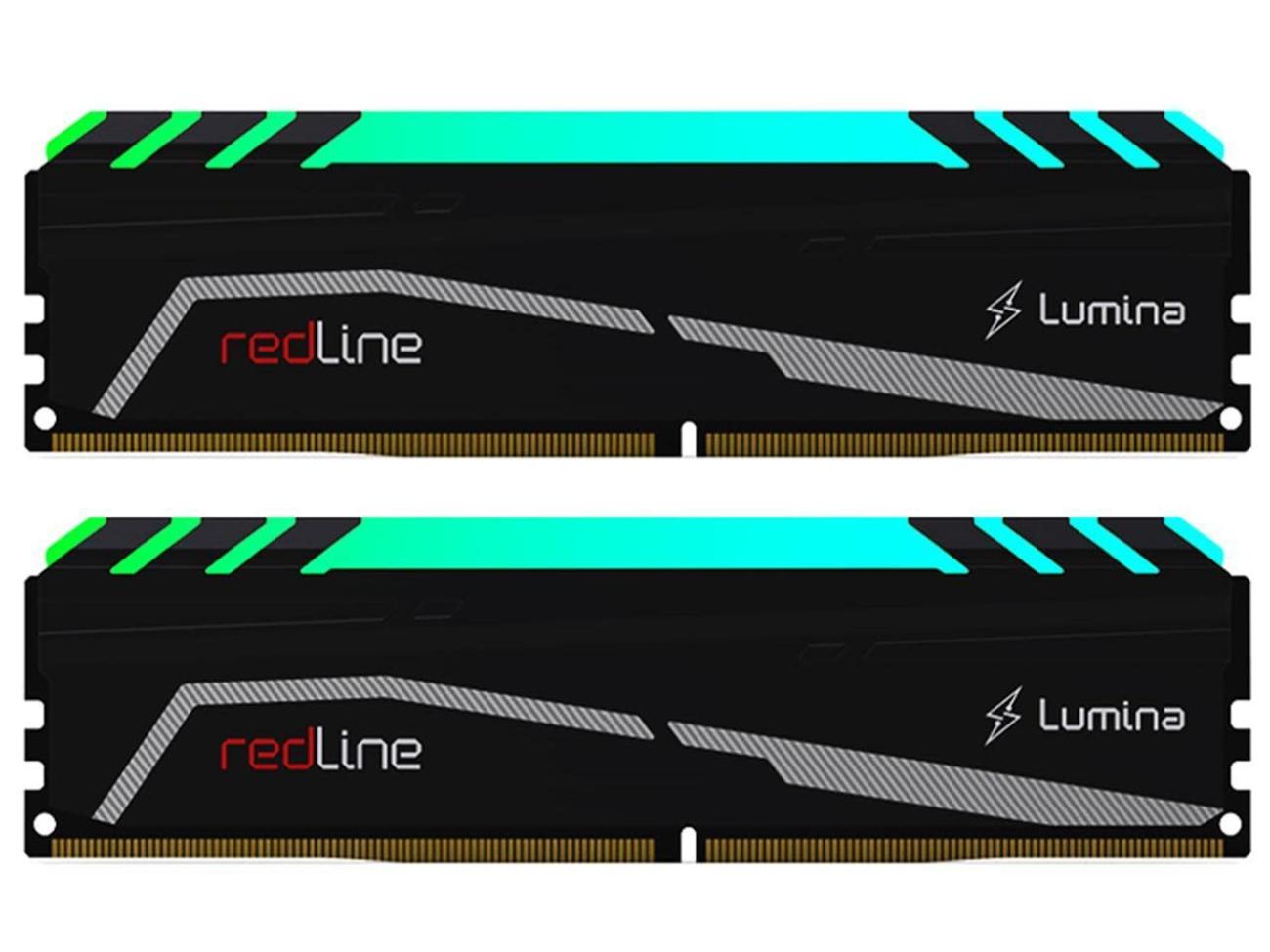 Mushkin RedLine Lumina RAM DDR5 64GB (2x32GB) 6400MHz RGB Nero MLA5C640A77P32GX2