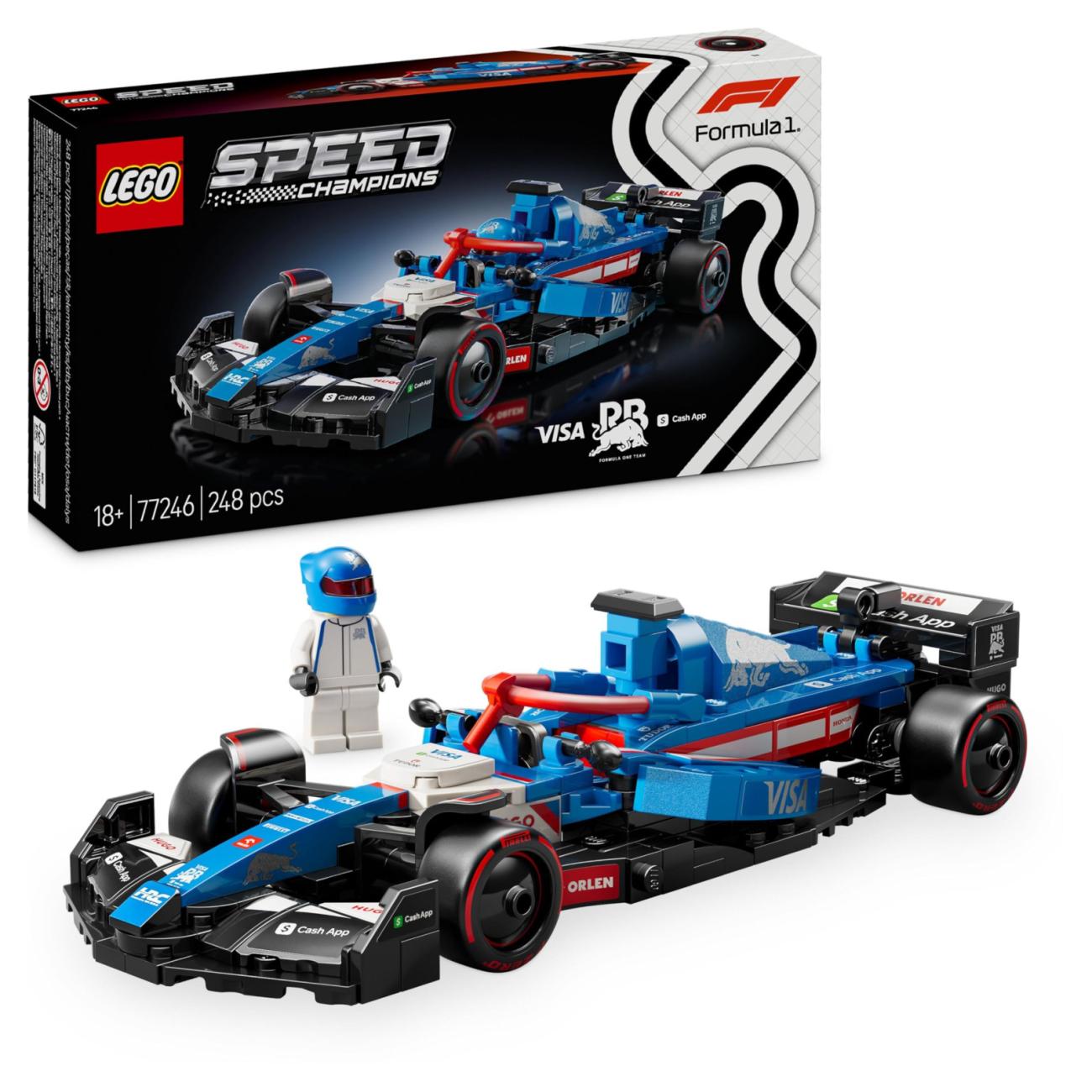 LEGO Speed Champions Auto da Corsa F1 VCARB 01 Modello 177246 per Adulti