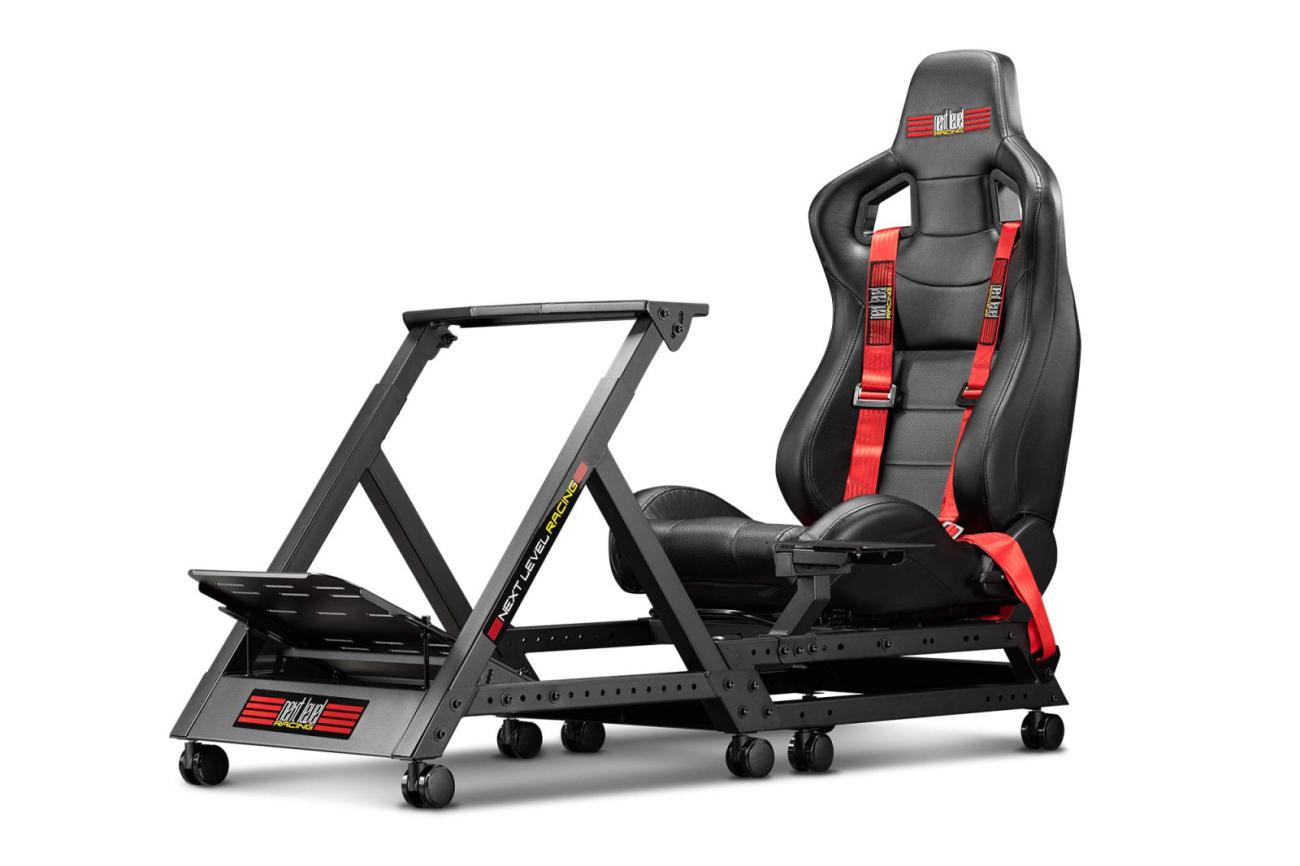 Next Level Racing GTTrack Simulatore di Guida Cockpit NLR-S009 Nero Regolabile