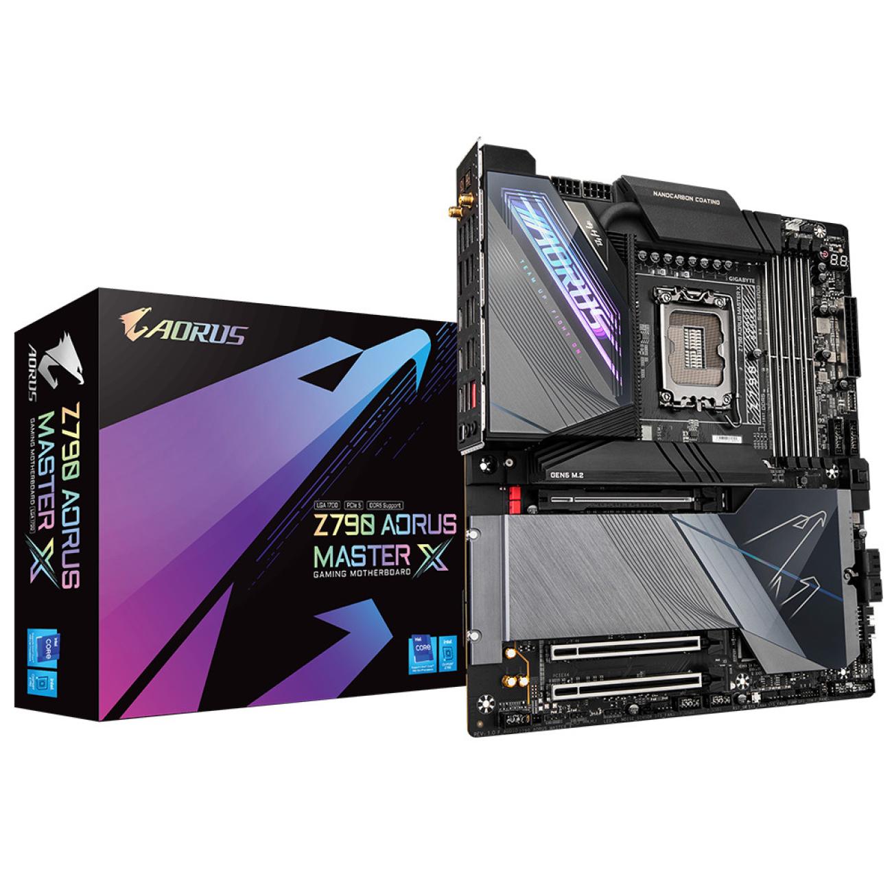 GIGABYTE AORUS MASTER X Scheda Madre Z790 LGA 1700 DDR5 ATX Wi-Fi 7 10GbE