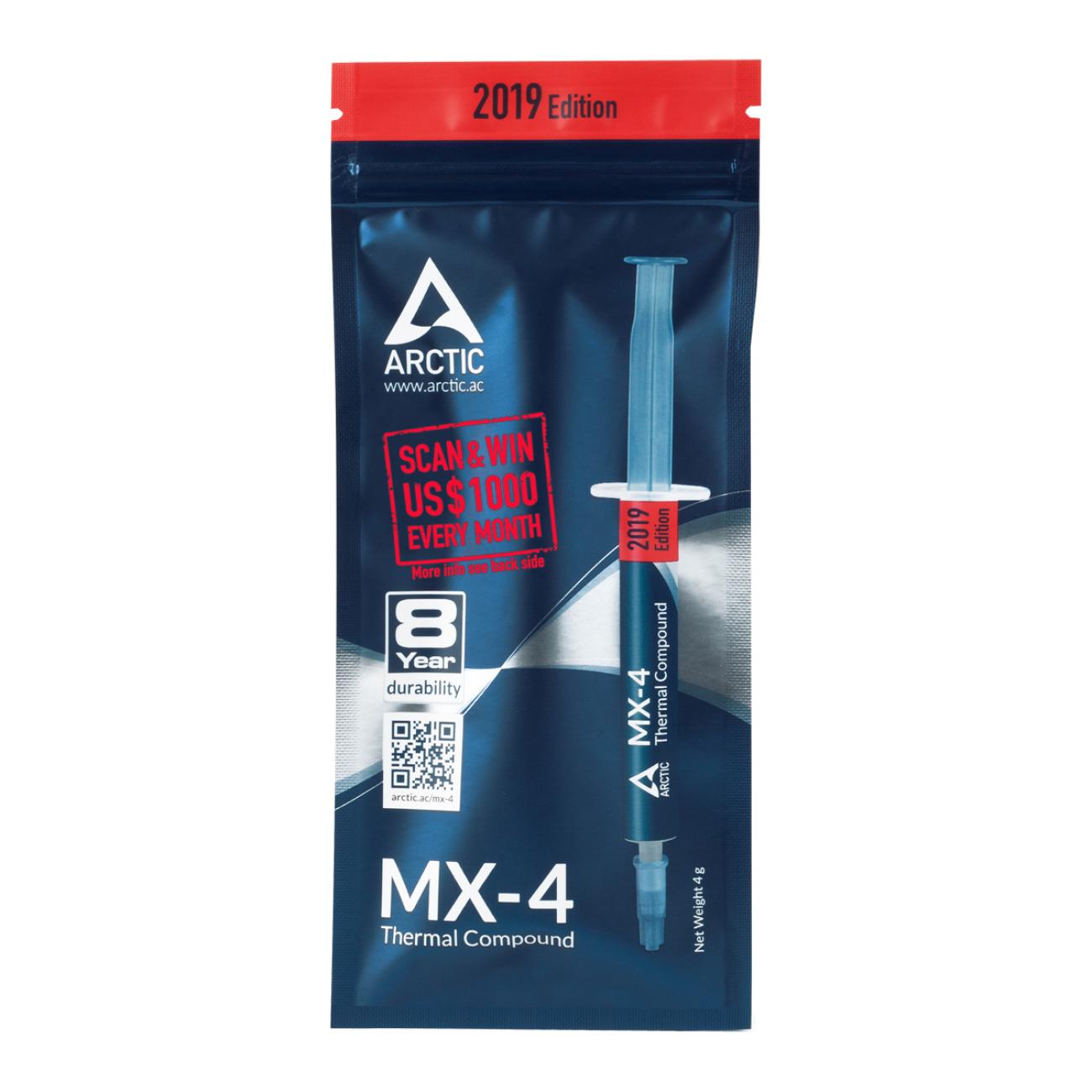 ARCTIC MX-4 compontente del dissipatore di calore Pasta termica 8,5 W/m·K 4 g