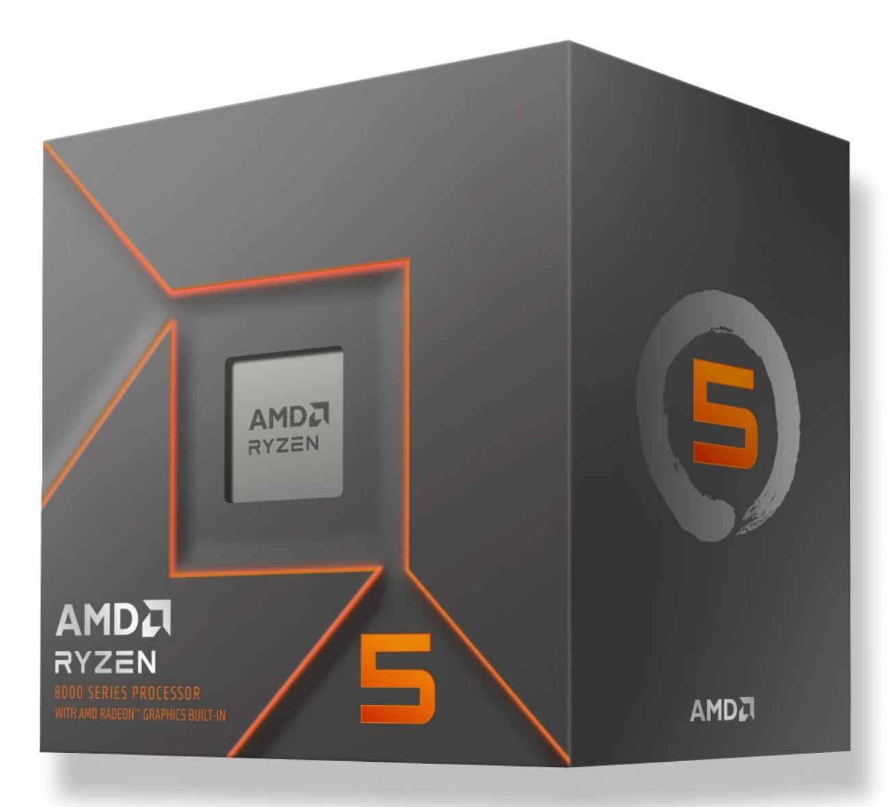 AMD Ryzen 5 8500G Processore 3,5GHz 6 Core Socket AM5 con Grafica Integrata