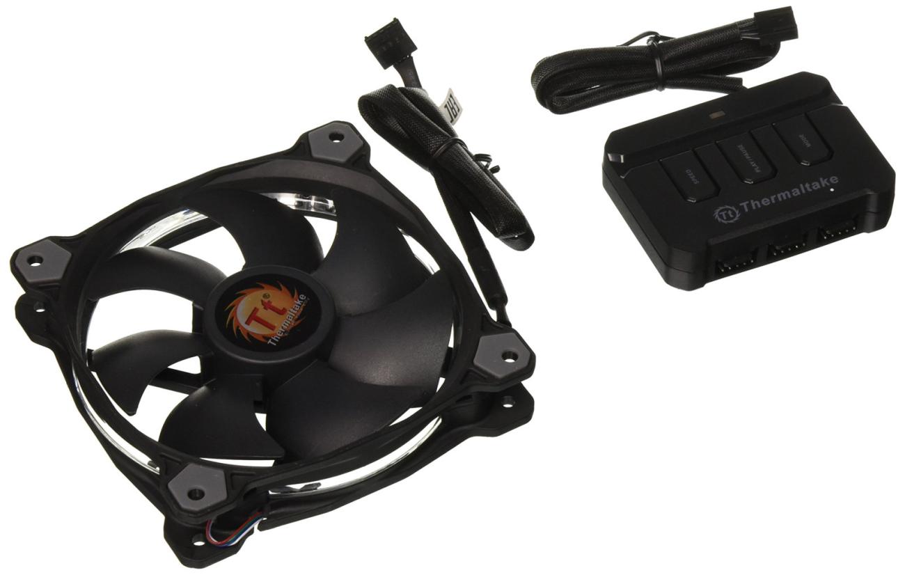 Thermaltake Ring 12 Ventola di Raffreddamento 120mm LED 256 Colori Nero