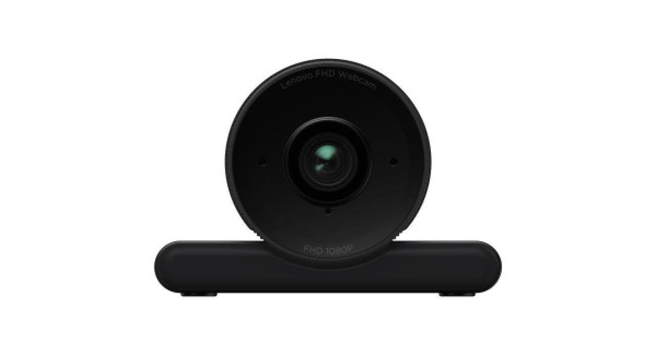 Lenovo Webcam Full HD 1080p 2MP USB 2.0 con Microfoni Integrati Nero 4XC1Q44952