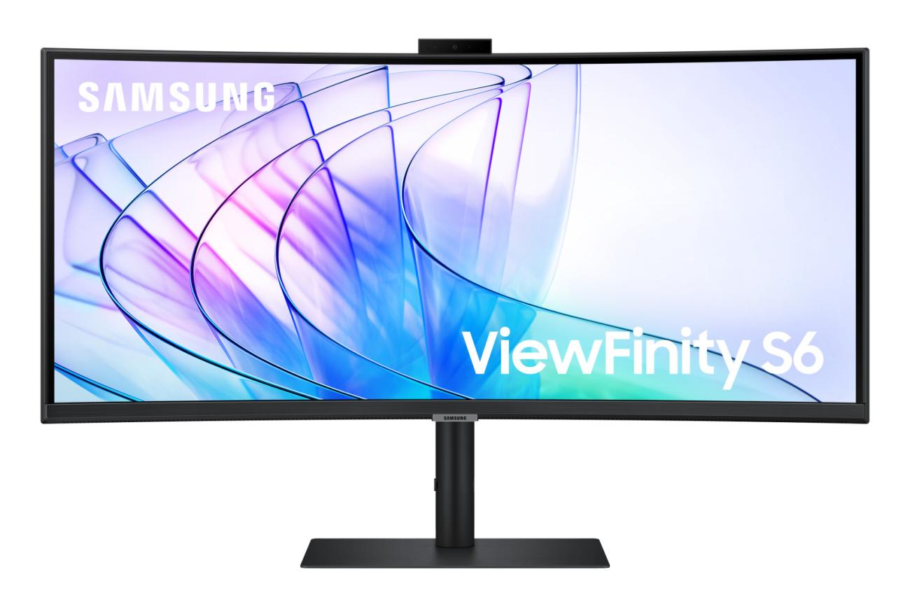 Samsung ViewFinity S65VC Monitor 34" UltraWide Curvo 3440x1440 LCD VA 100Hz HDR10 Nero