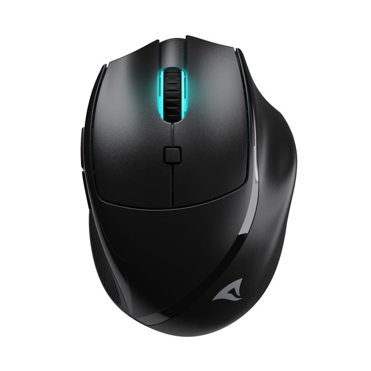 Sharkoon Mouse da Gioco Wireless 4000 DPI Ergonomico per Destrorsi Nero
