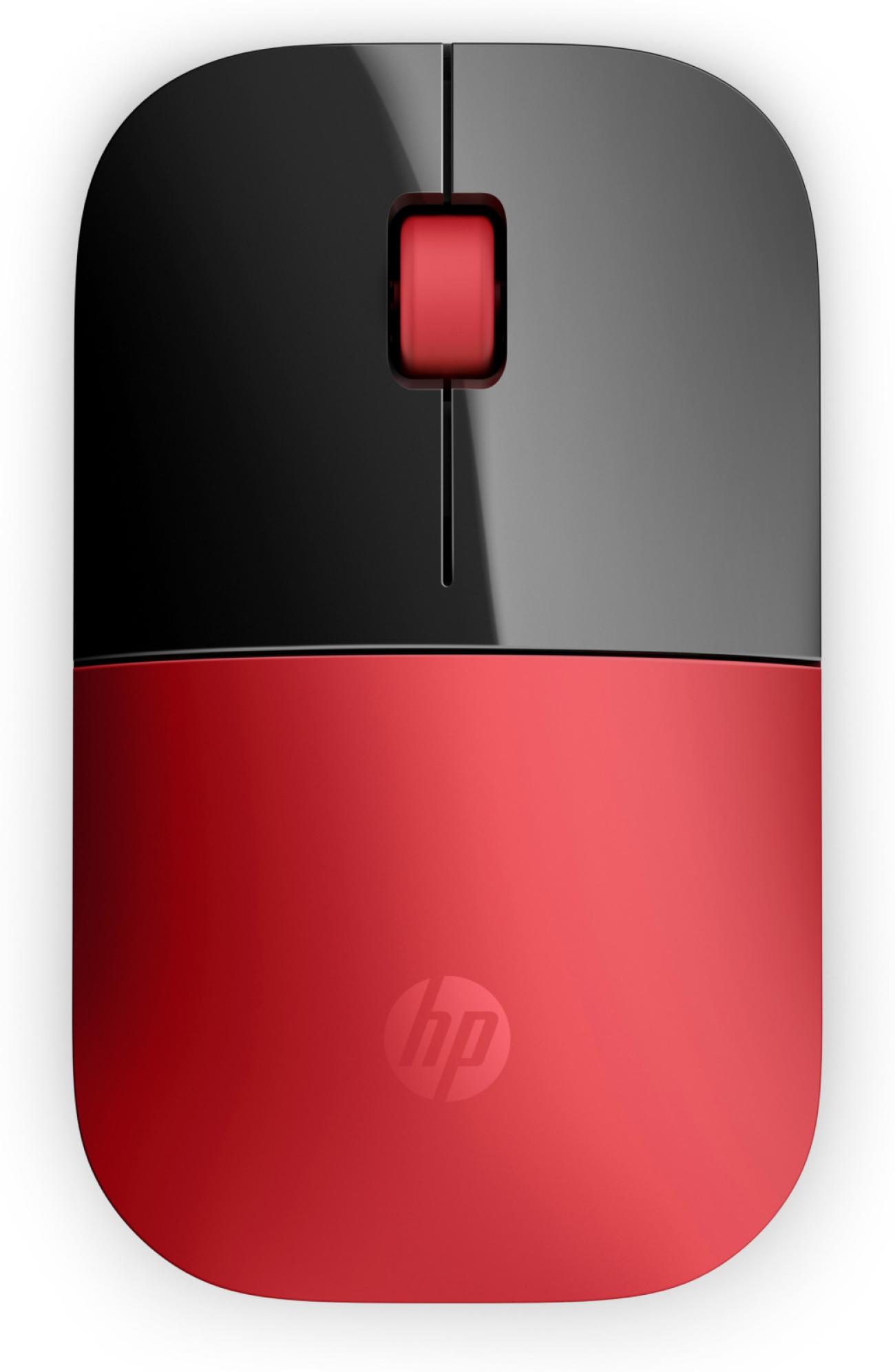 Mouse wireless HP Z3700 rosso ambidestro ottico 1200 DPI per PC e portatili