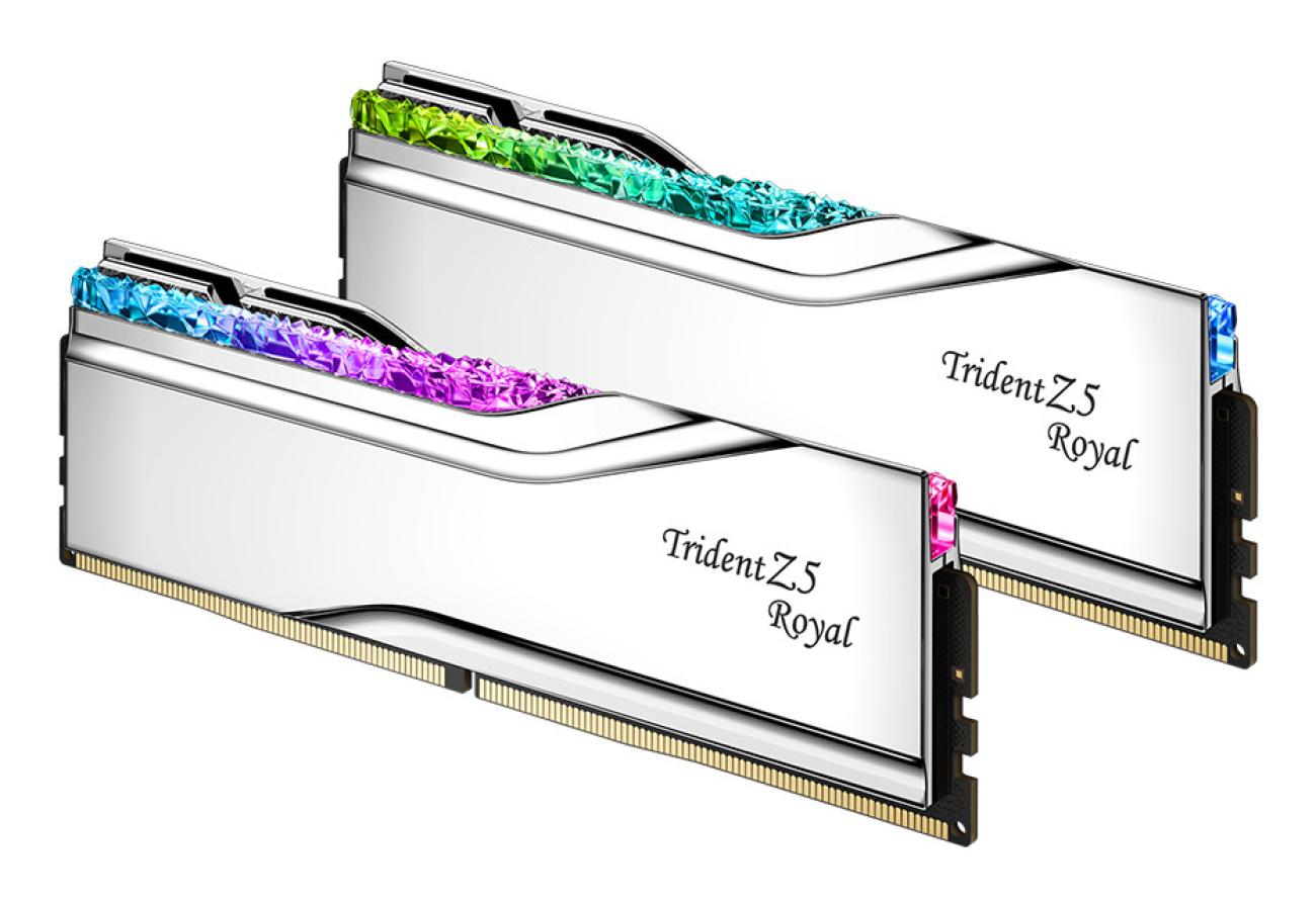 G.Skill Trident Z5 RGB Memoria RAM DDR5 48GB (2x24GB) 8200MHz Argento