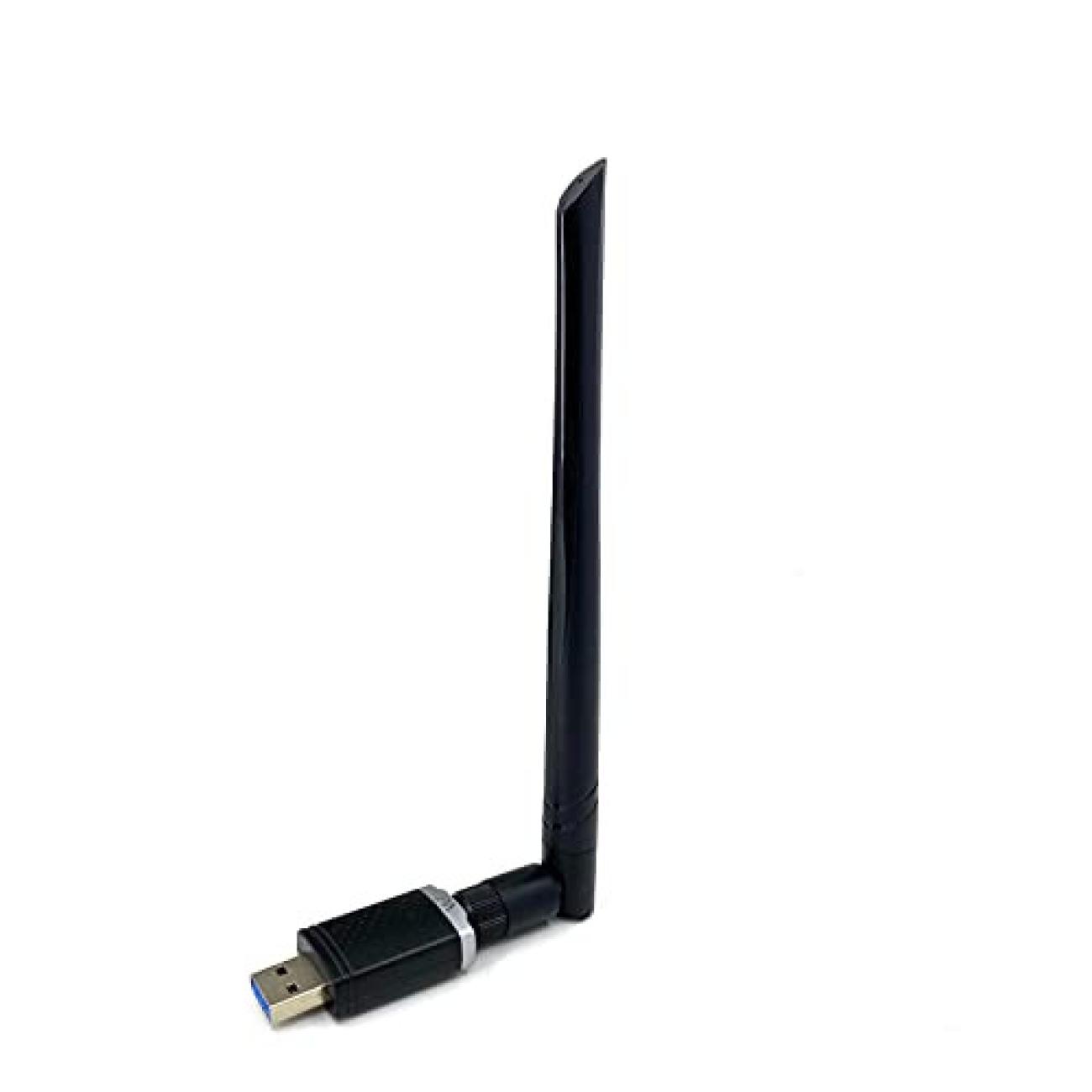 VU+ Adattatore Wireless USB 3.0 Dual Band 1300 MBit/s Nero per PC e Notebook