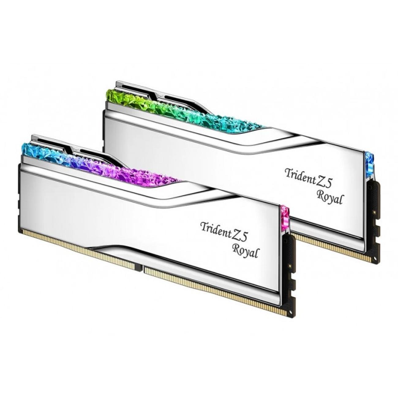 G.SKILL Trident Z5 Royale RAM DDR5 32GB (2x16GB) 6400MHz CL30 XMP Argento