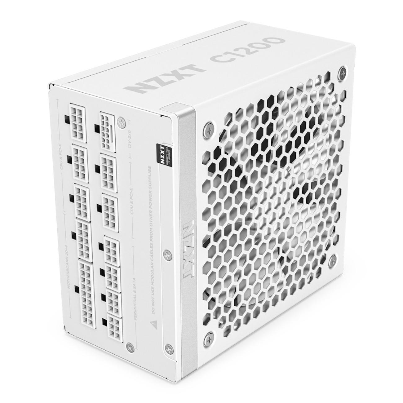 NZXT C1200 Alimentatore 1200W 80 PLUS Gold Modulare Bianco per PC