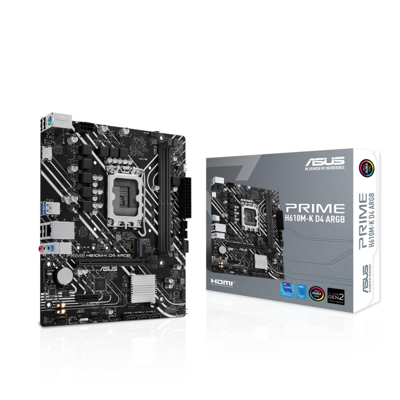 ASUS PRIME H610M-K D4 Scheda Madre micro ATX LGA 1700 Intel H610 DDR4
