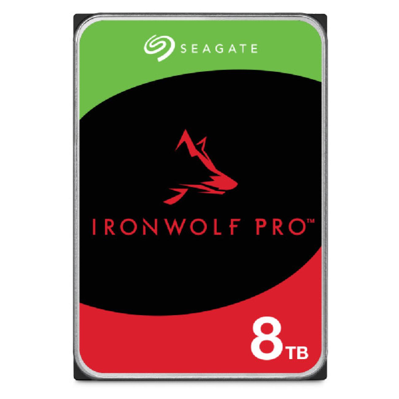 Seagate IronWolf Pro ST8000NT001 Hard Disk 8TB 3.5" 7200RPM SATA III per NAS