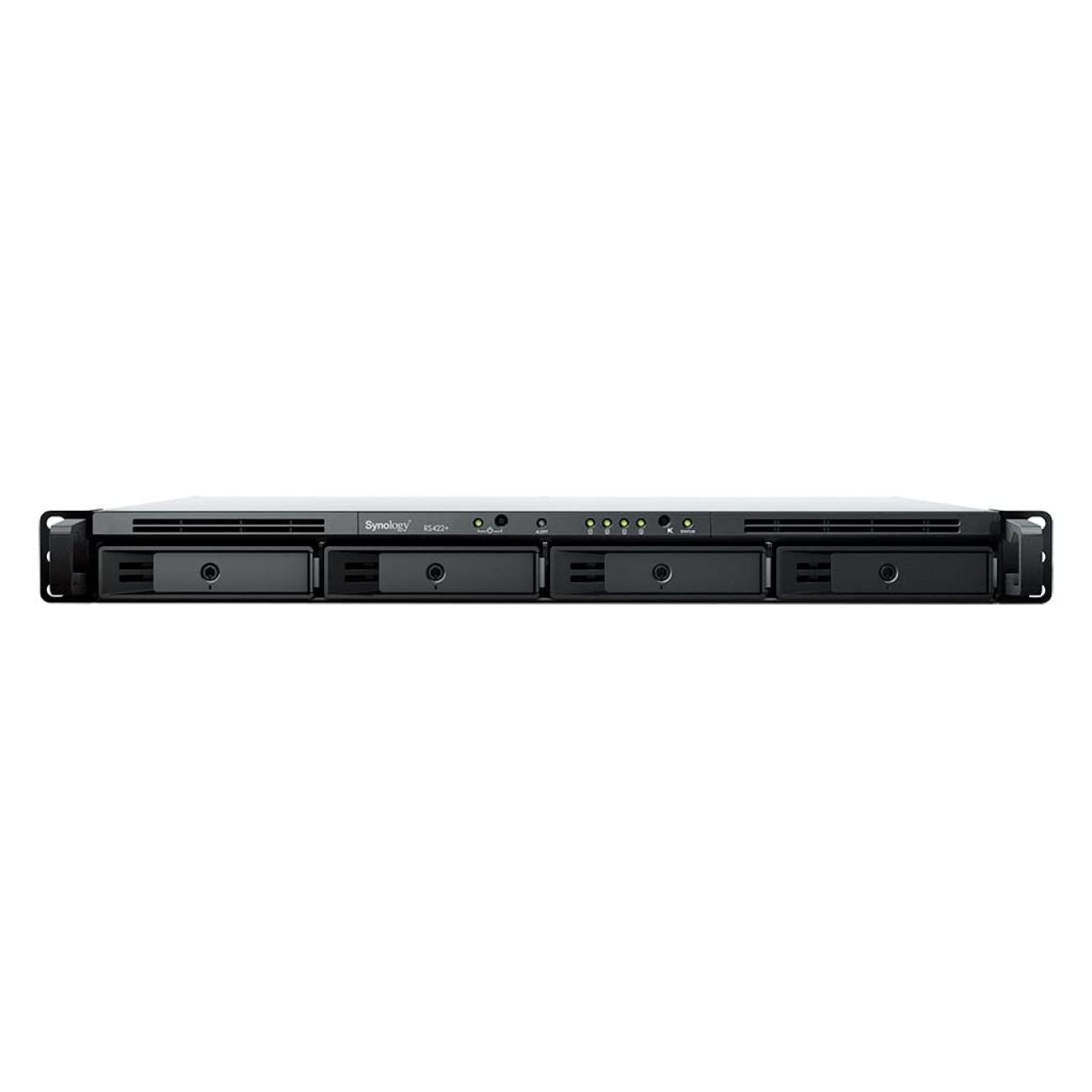 Synology RS422+ NAS 4 bay con CPU Quadcore 1.4GHz - Dispositivo di archiviazione di rete