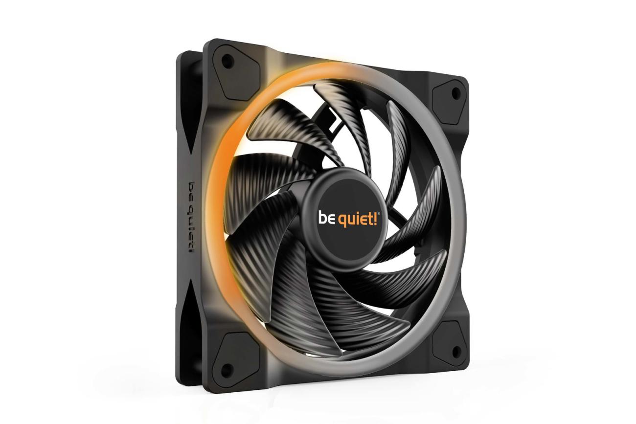 be quiet! Light Wings Ventilatore 120mm PWM 2500 Giri/min LED Nero per Case PC
