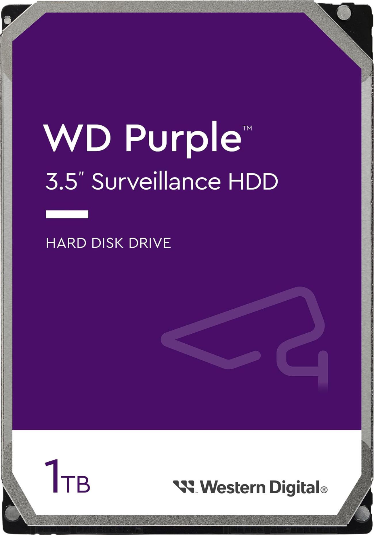 Western Digital Hard Disk Interno 1TB 3.5" SATA III Purple WD11PURZ