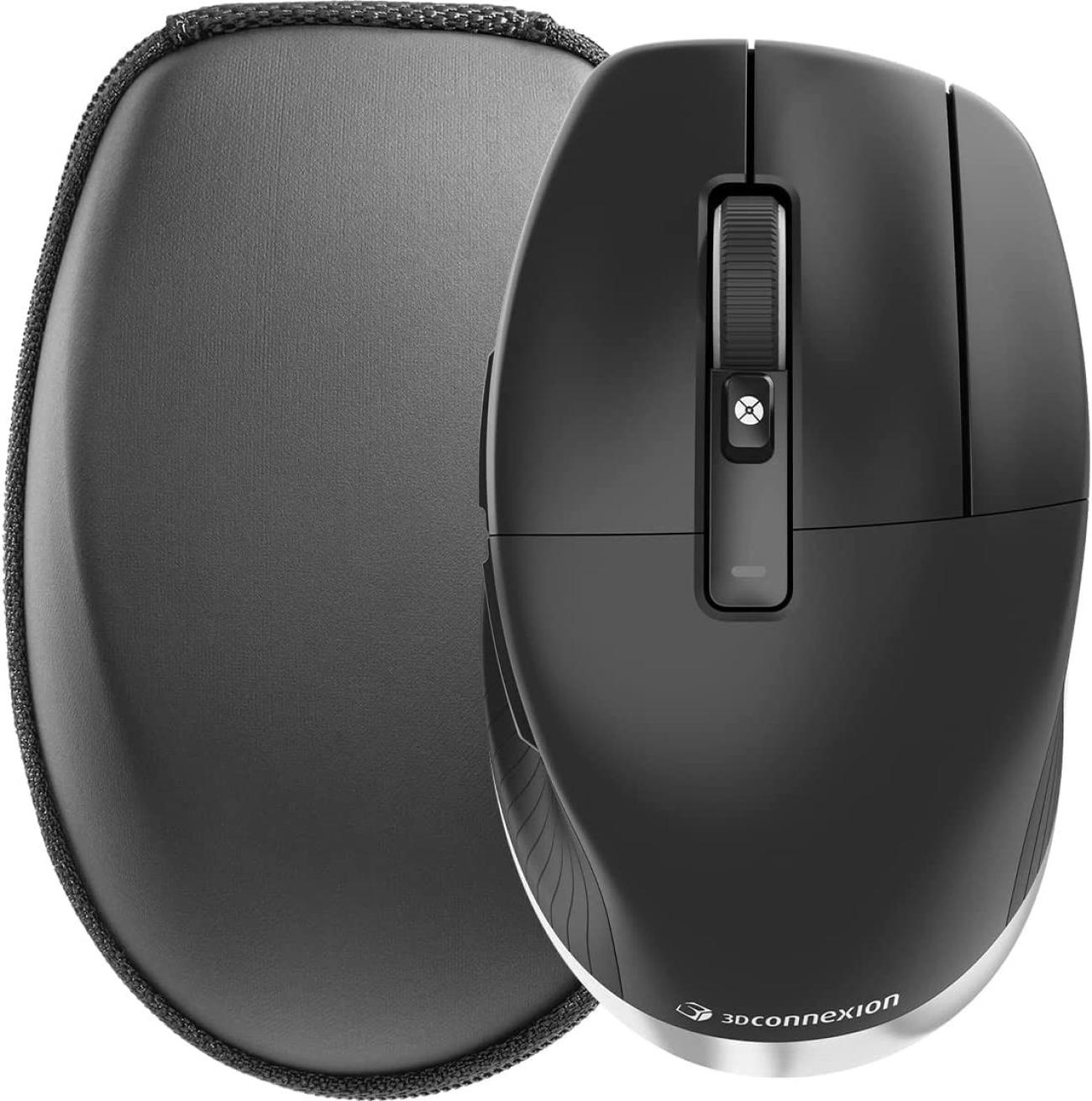 3Dconnexion CadMouse Pro Wireless - Mouse ergonomico di precisione per CAD, nero