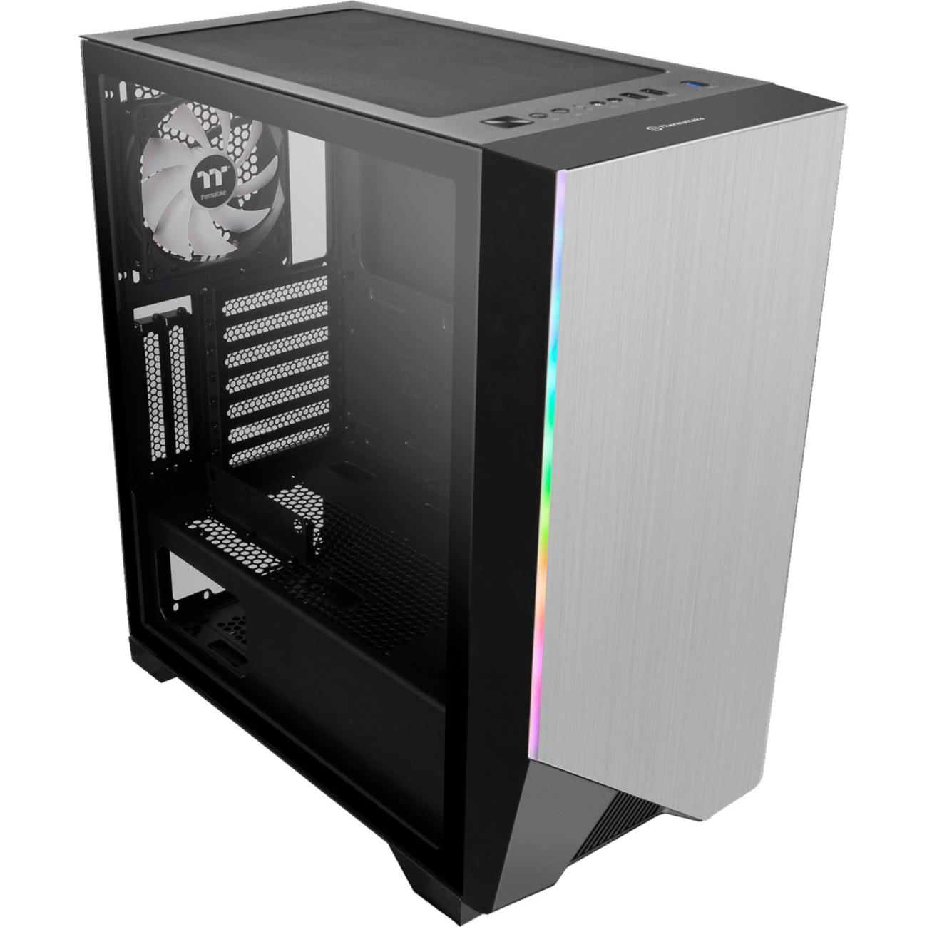 Thermaltake H550 TG Case PC Alluminio con Illuminazione ARGB e Ventola Preinstallata