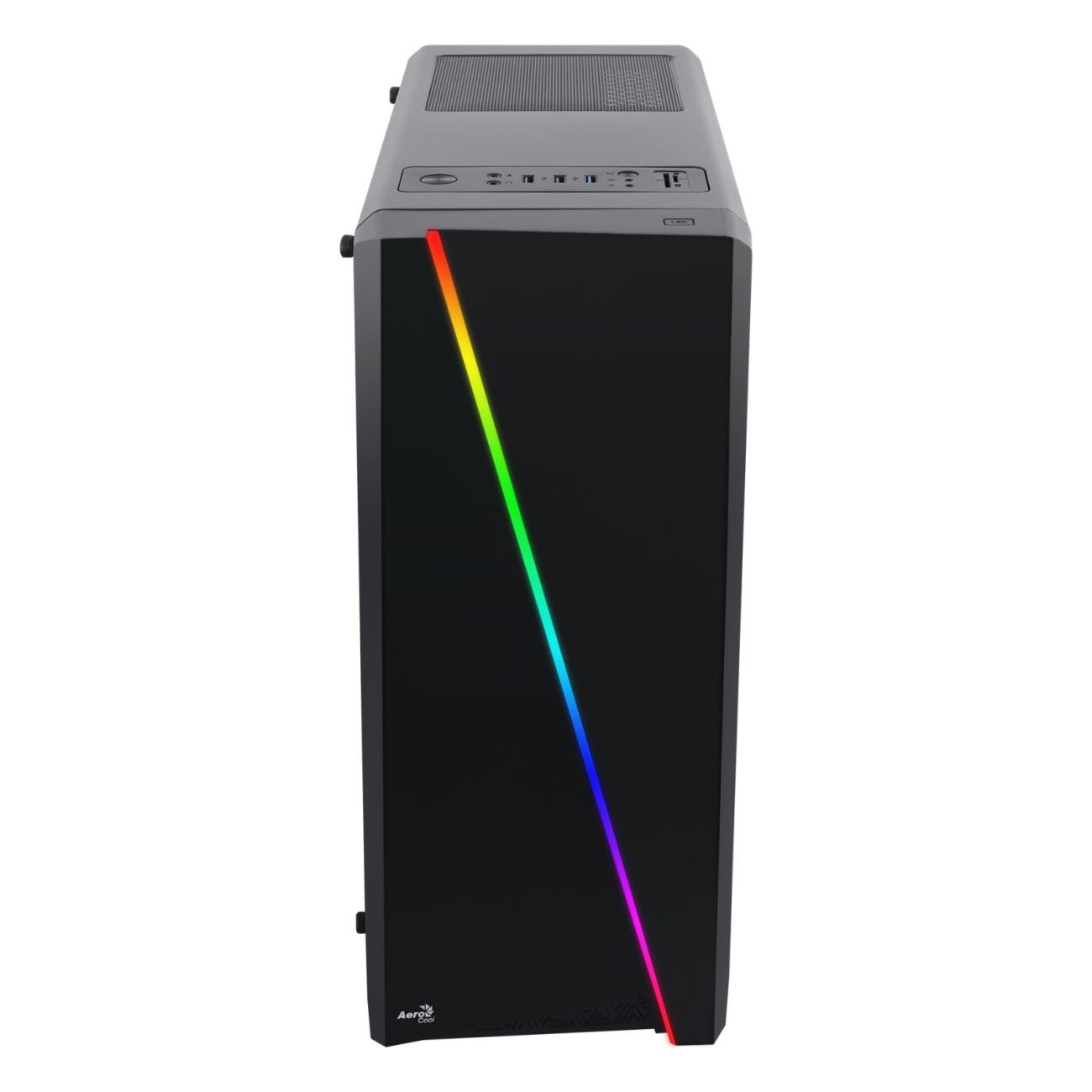 Aerocool Cylon Case PC Midi Tower Nero ATX/microATX/Mini-ITX con Illuminazione