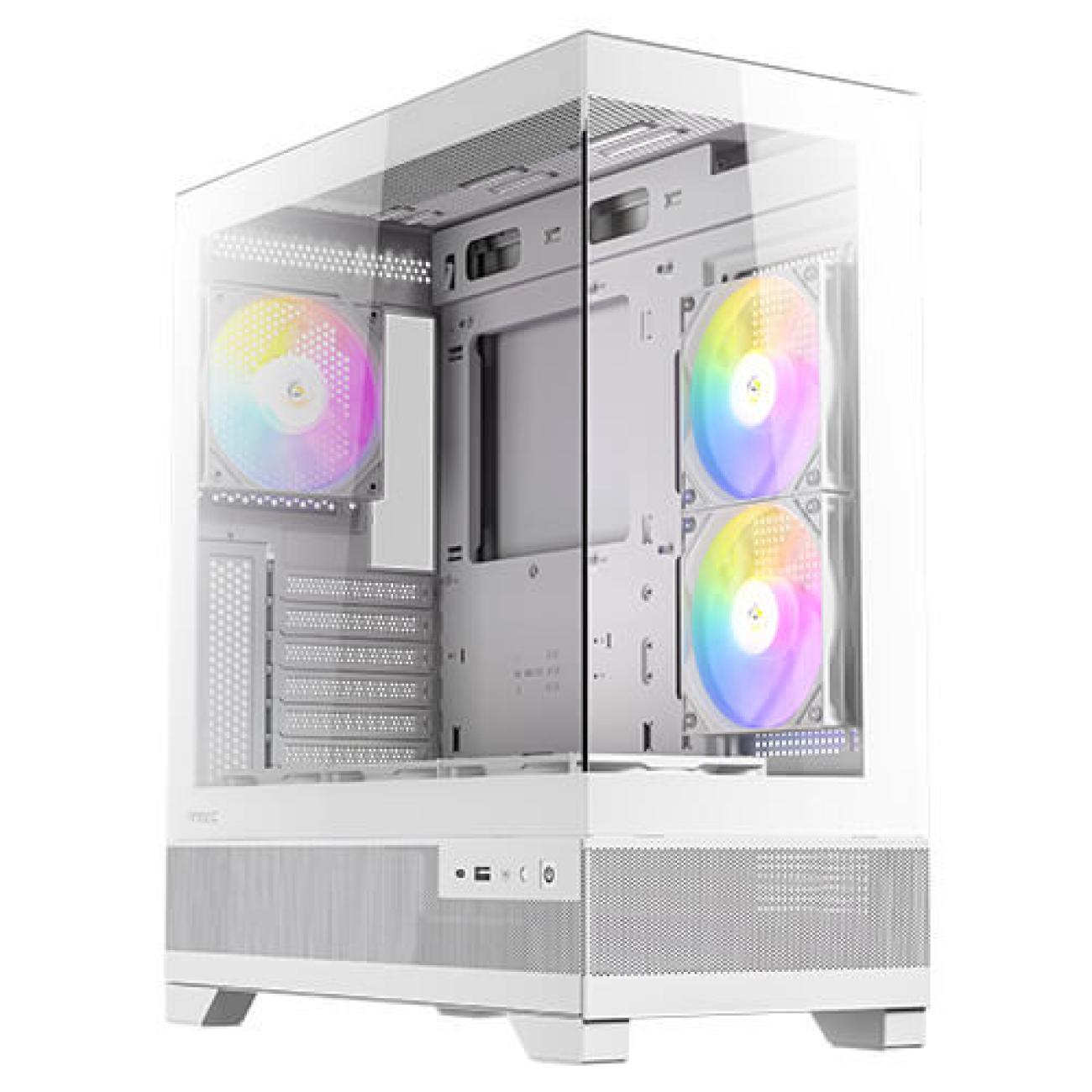 Antec CX700 Case PC Midi Tower Nero RGB per ATX/ITX/microATX - Vetro e Acciaio