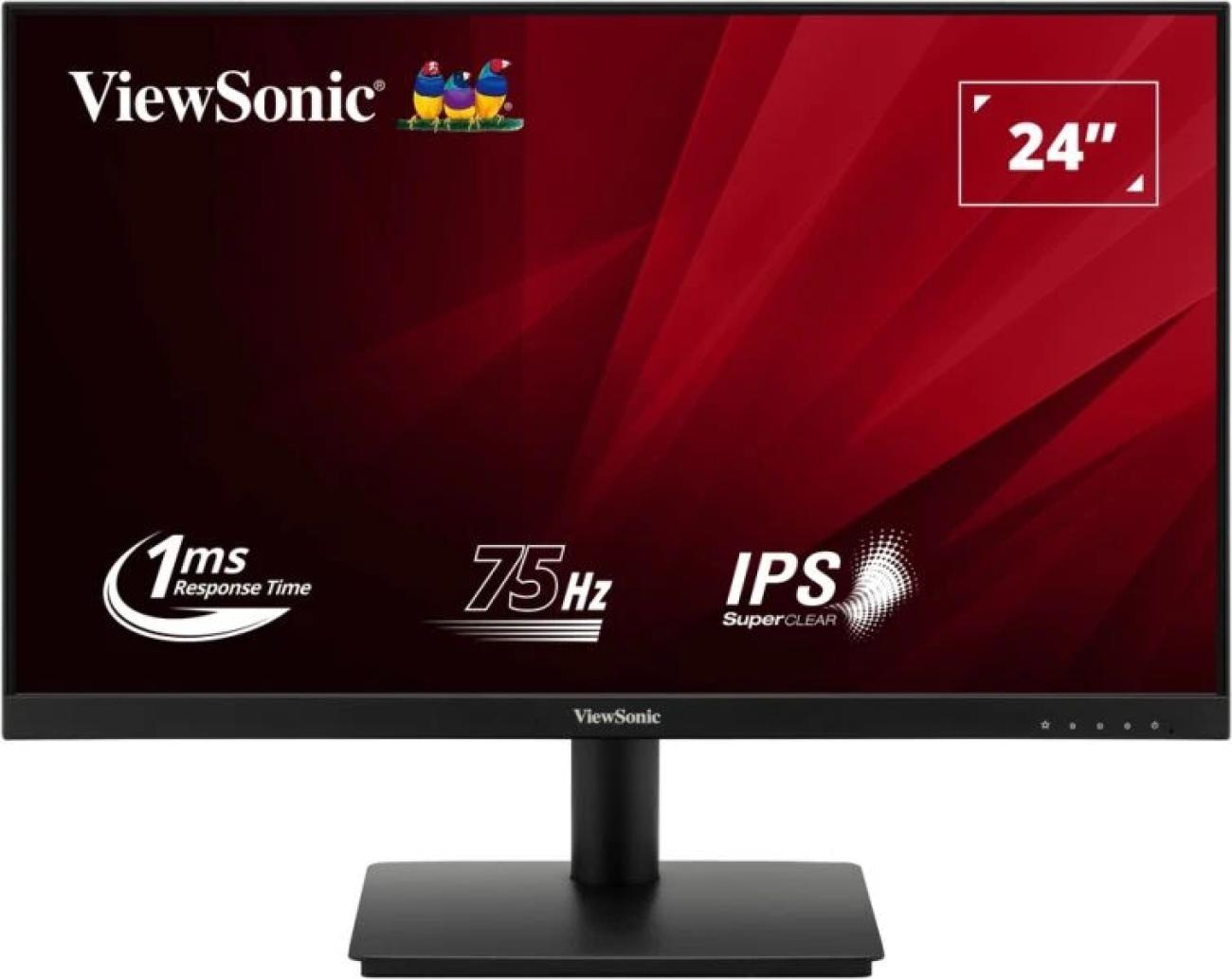 ViewSonic VA240-H-2 Monitor LED 23.8" Full HD IPS 75Hz 1ms Nero