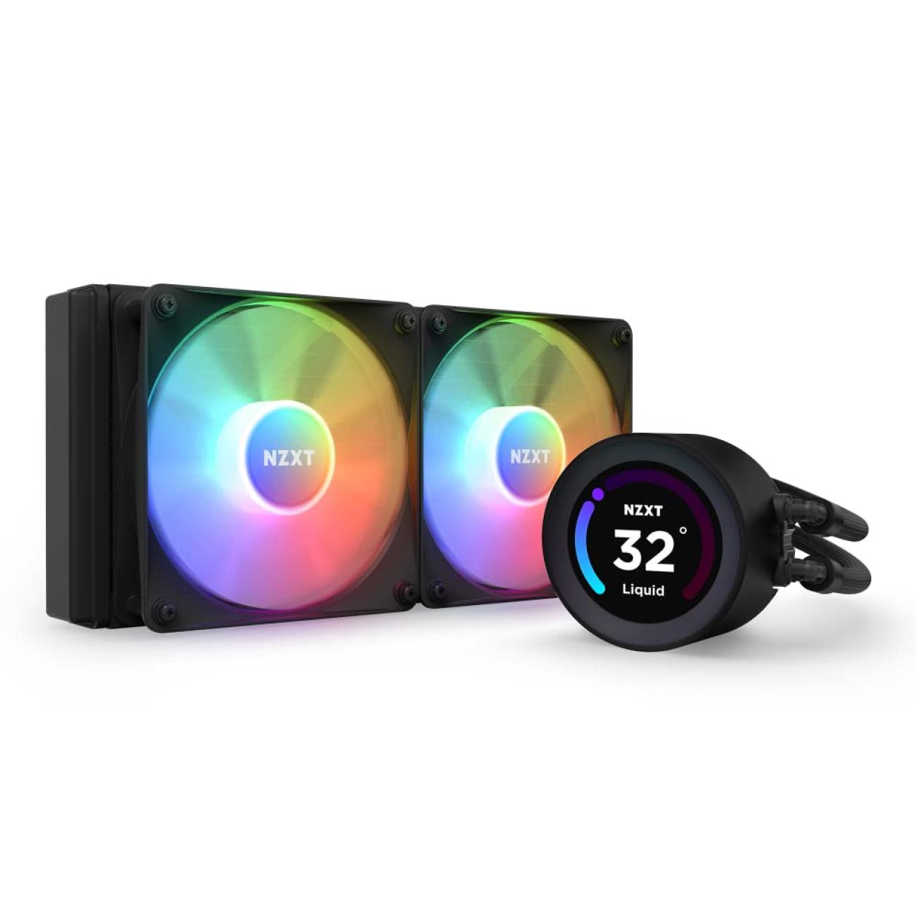 NZXT Kraken Elite 240 Dissipatore a Liquido AIO 240mm RGB con Display LCD
