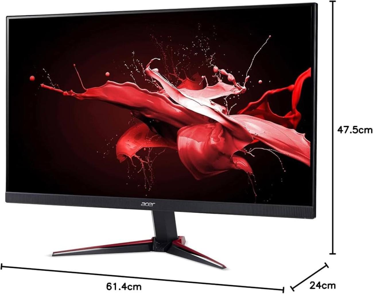Acer Nitro VG270Gbmipx Monitor Gaming 27 pollici Full HD ZeroFrame Nero
