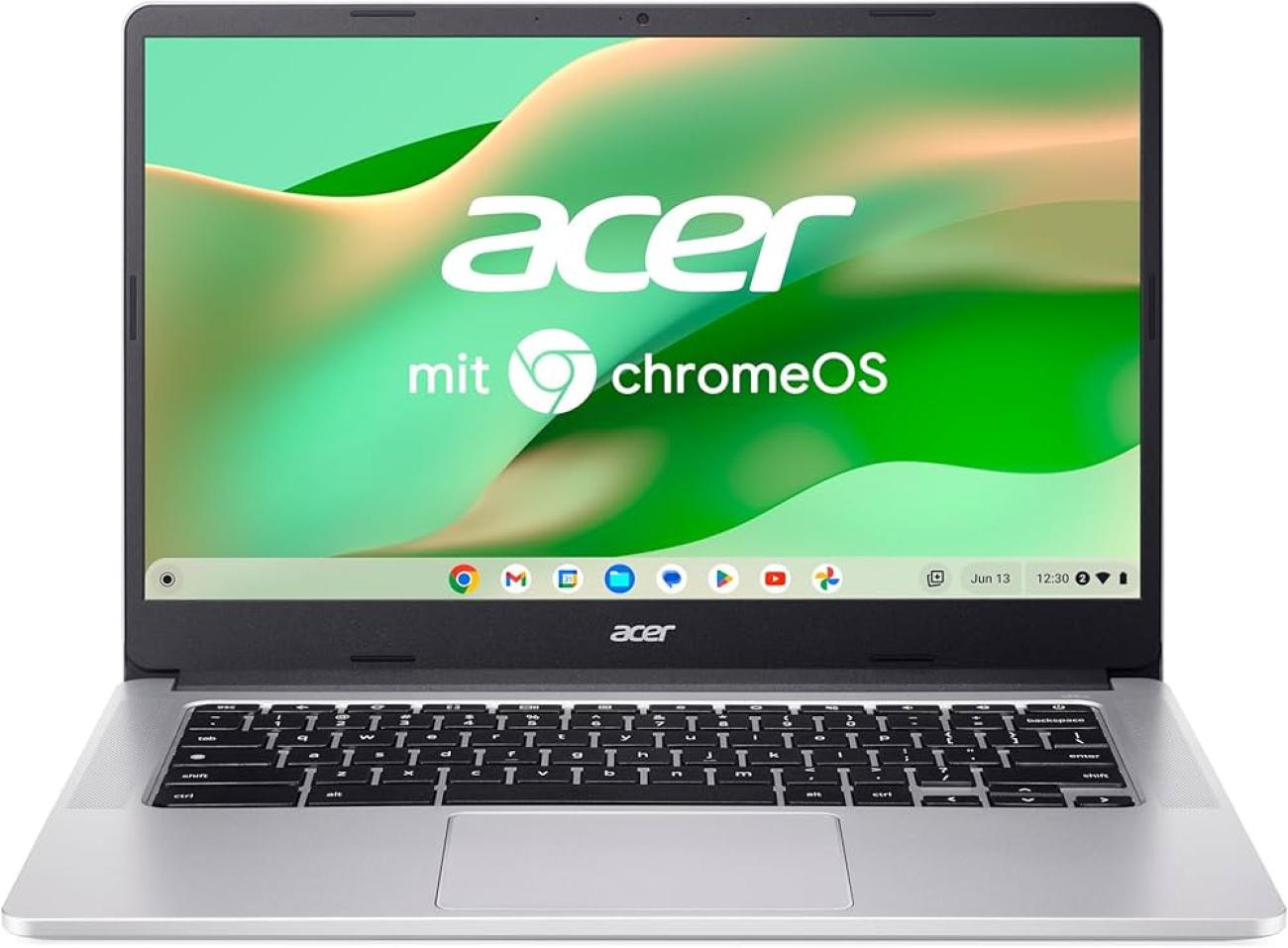 Acer Chromebook 314 Argento 14" Full HD 8GB RAM 128GB eMMC Intel Celeron N4500