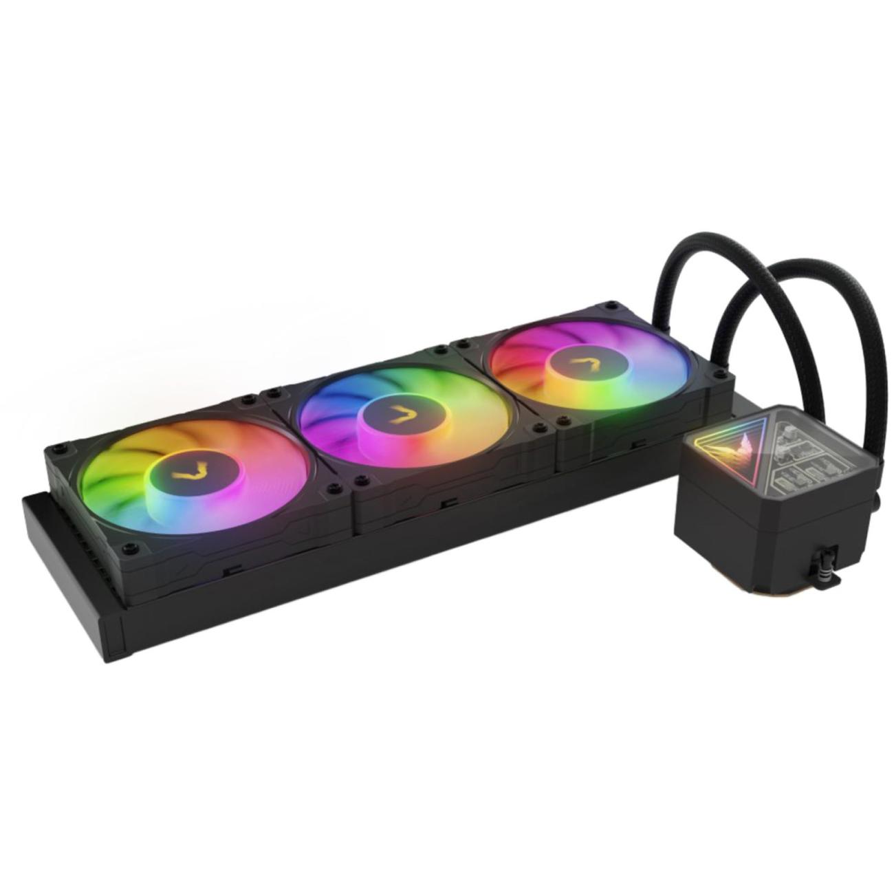 Valkyrie V360 Raffreddamento Liquido AIO 360mm LCD ARGB per Processori AMD e Intel