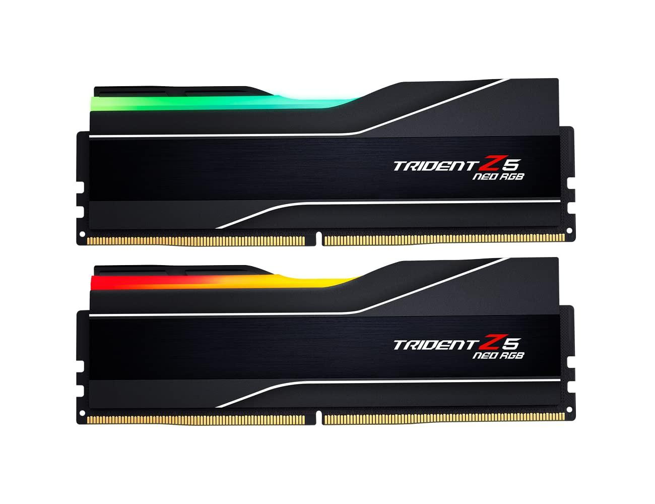 G.SKILL Trident Z5 NEO RAM DDR5 64GB 6000MHz CL32 RGB AMD EXPO F5-6000J3238G32GX2-TZ5NR
