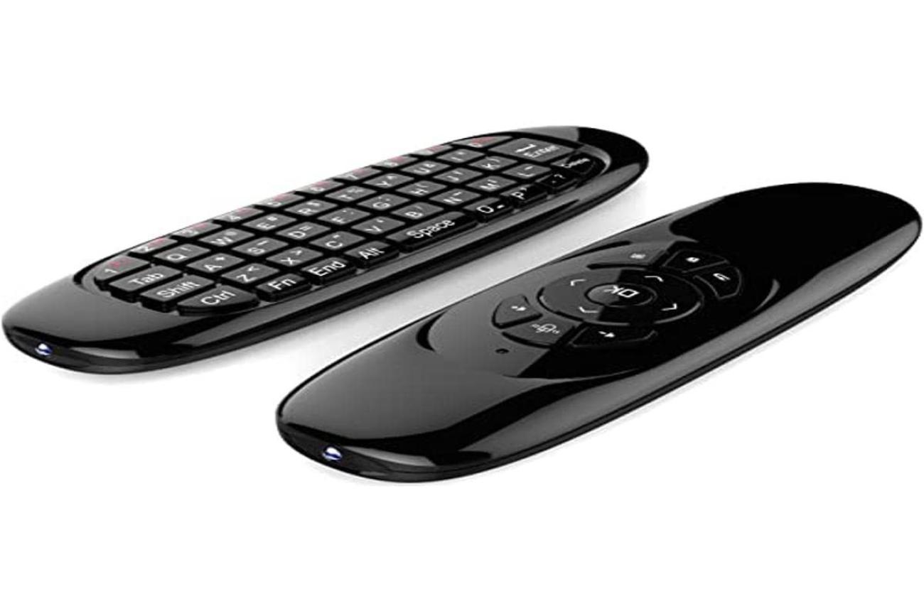 Hamlet Mini Tastiera Wireless 2.4GHz con Air Mouse e Telecomando TV XRFKEYAIRM