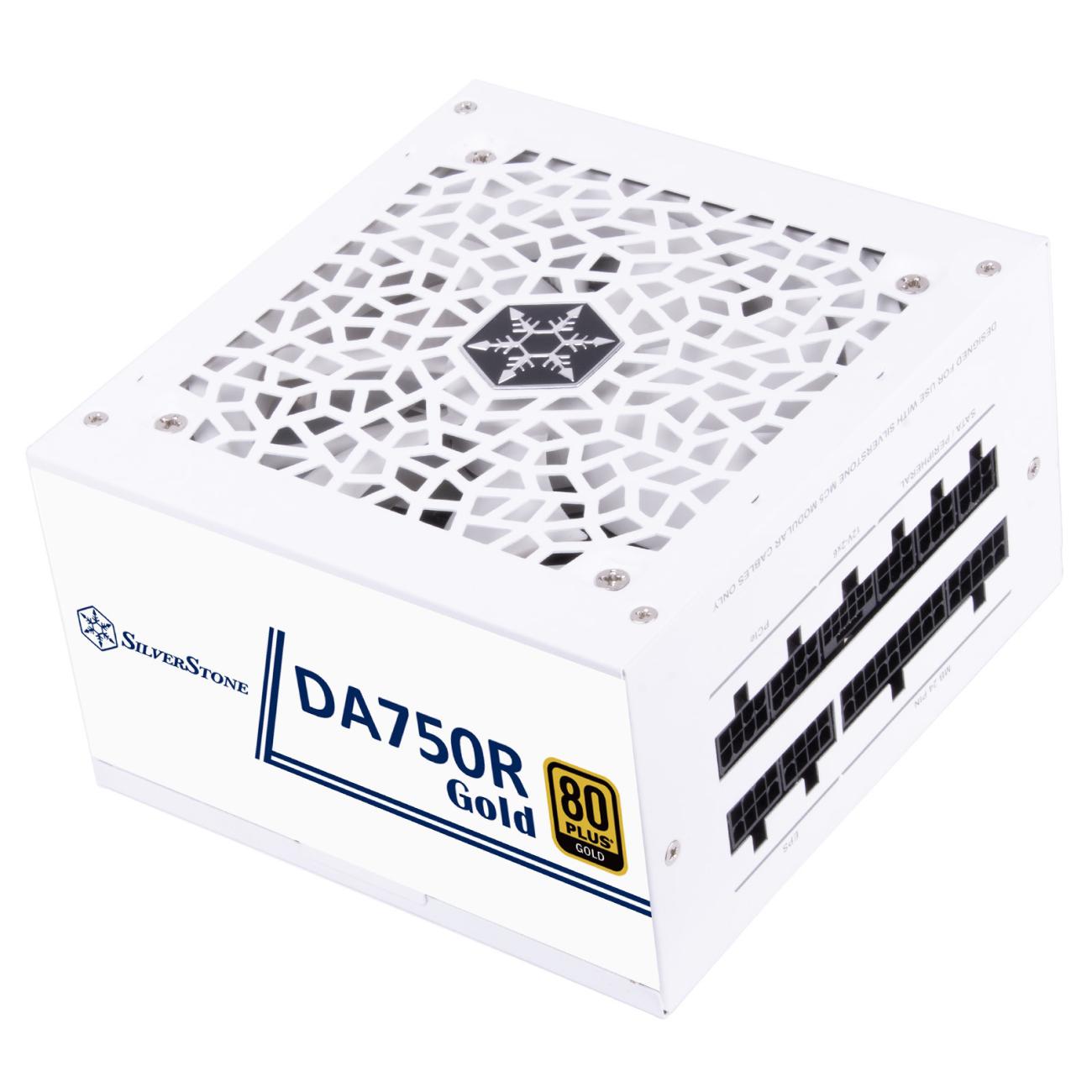 Silverstone DA750R Alimentatore ATX 750W 80 PLUS Gold Modulare Bianco per PC