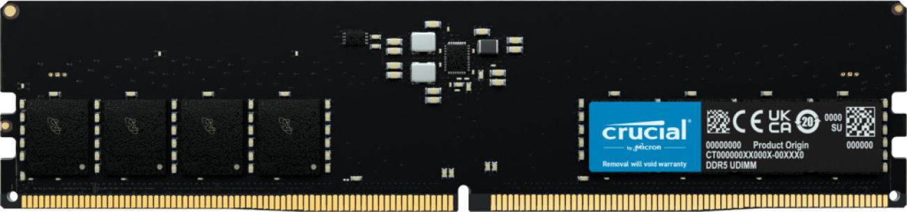 Crucial Memoria RAM 16GB DDR5 5600MHz CT16G56C46U5 per PC - Componente Computer