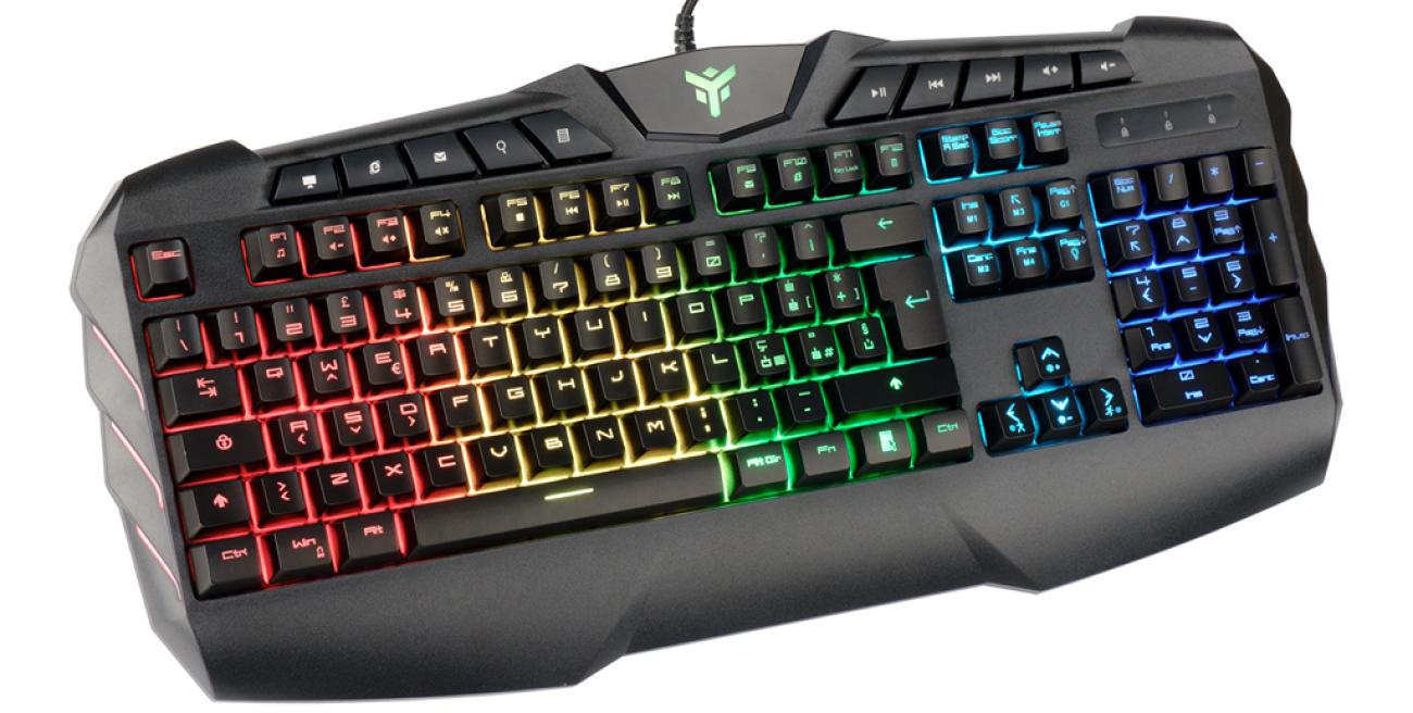 Combo Tastiera e Mouse T20 - Membrana- RGB- Multimediale- Mouse con software- RGB- Sensore P3212