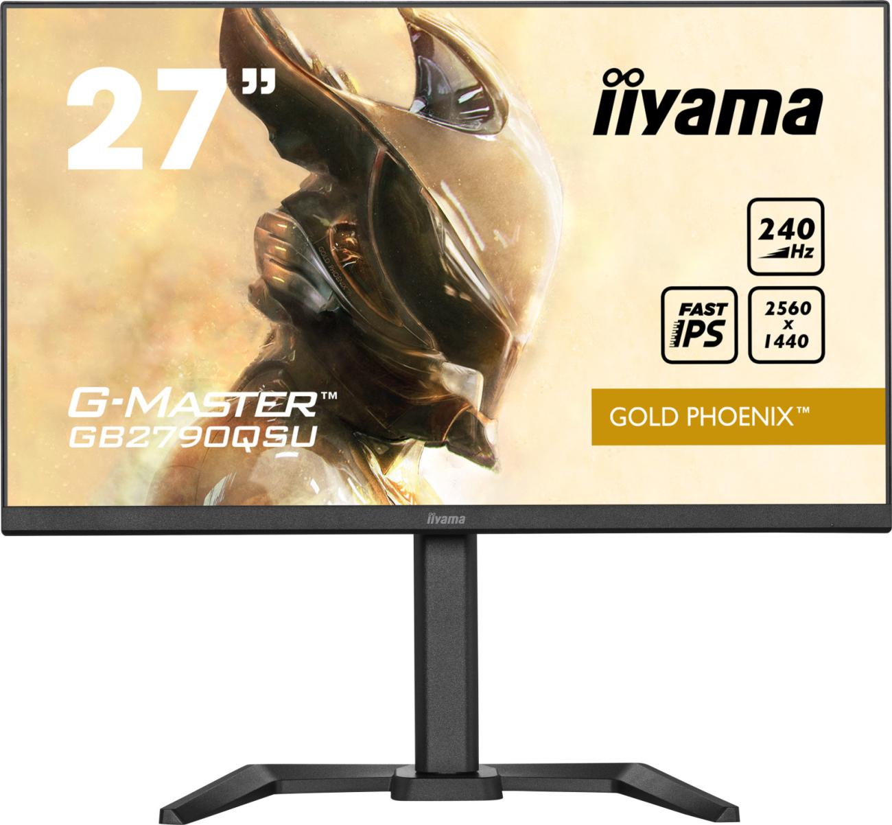 iiyama GB2790QSU-B5 Monitor Gaming 27" WQHD IPS 240Hz HDR400 FreeSync Premium Nero